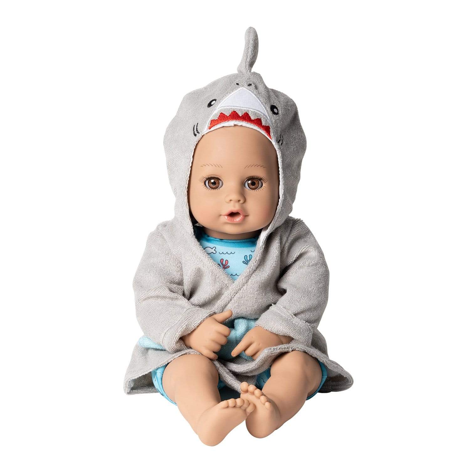 Adora BathTime Shark Baby Doll, Doll Clothes & Accessories Set