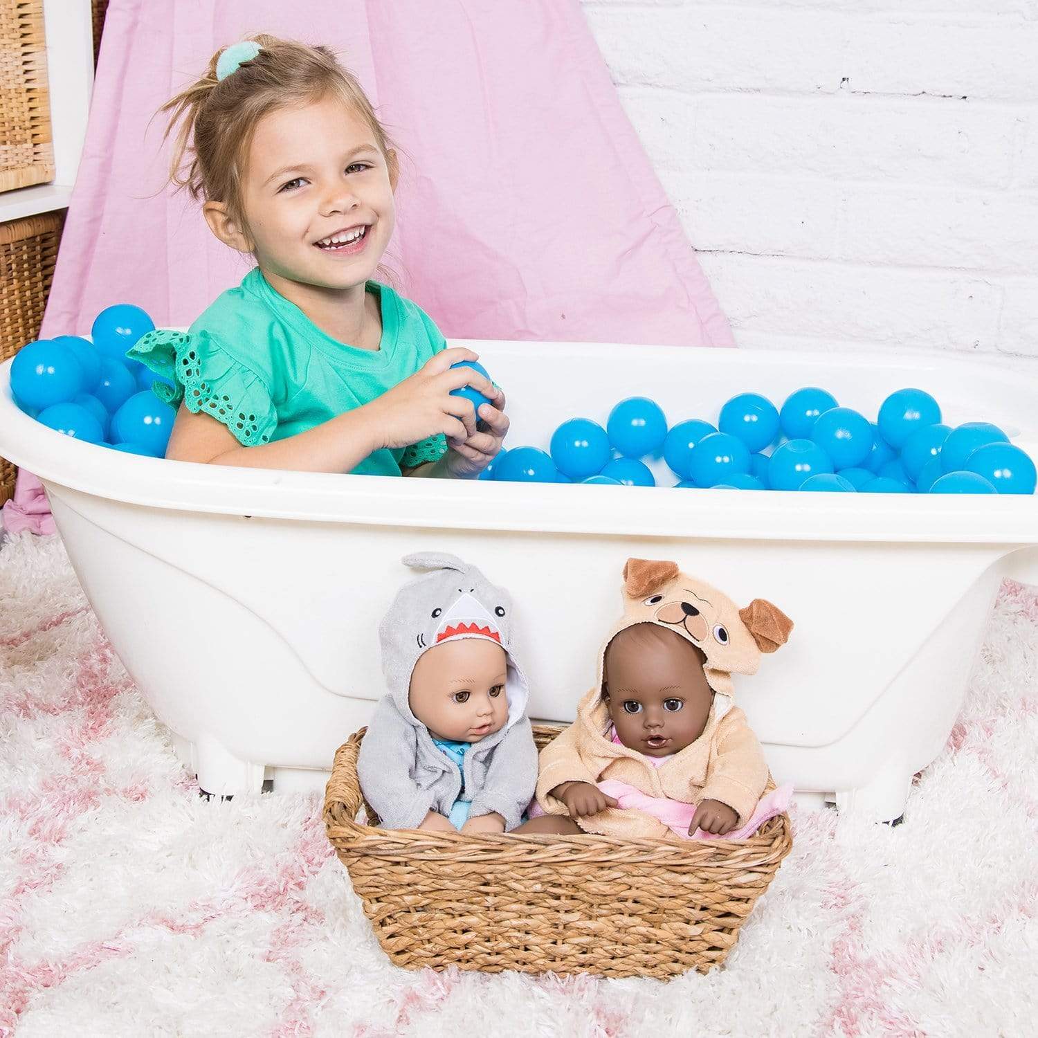 Adora BathTime Shark Baby Doll, Doll Clothes & Accessories Set - Image 5