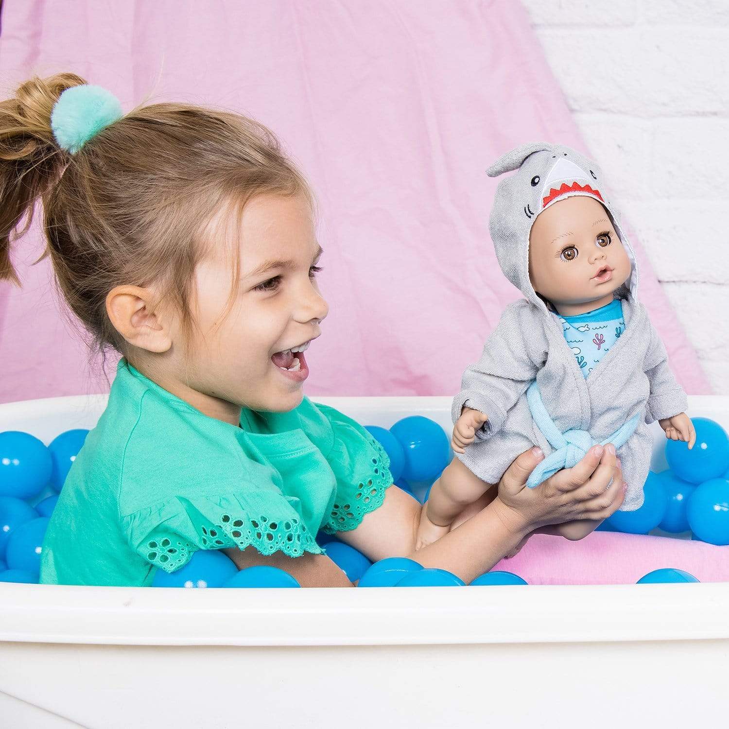 Adora BathTime Shark Baby Doll, Doll Clothes & Accessories Set - Image 7