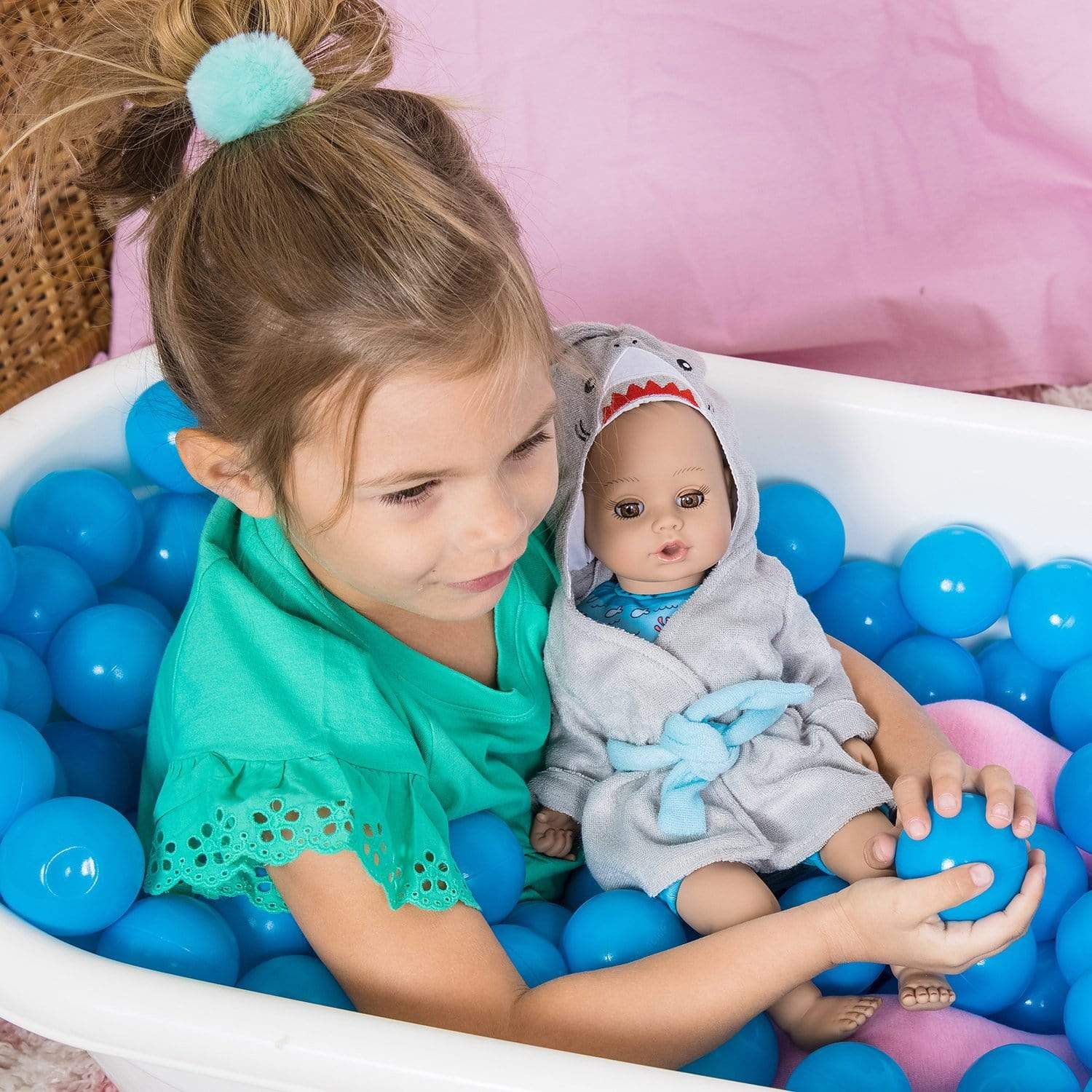 Adora BathTime Shark Baby Doll, Doll Clothes & Accessories Set - Image 9