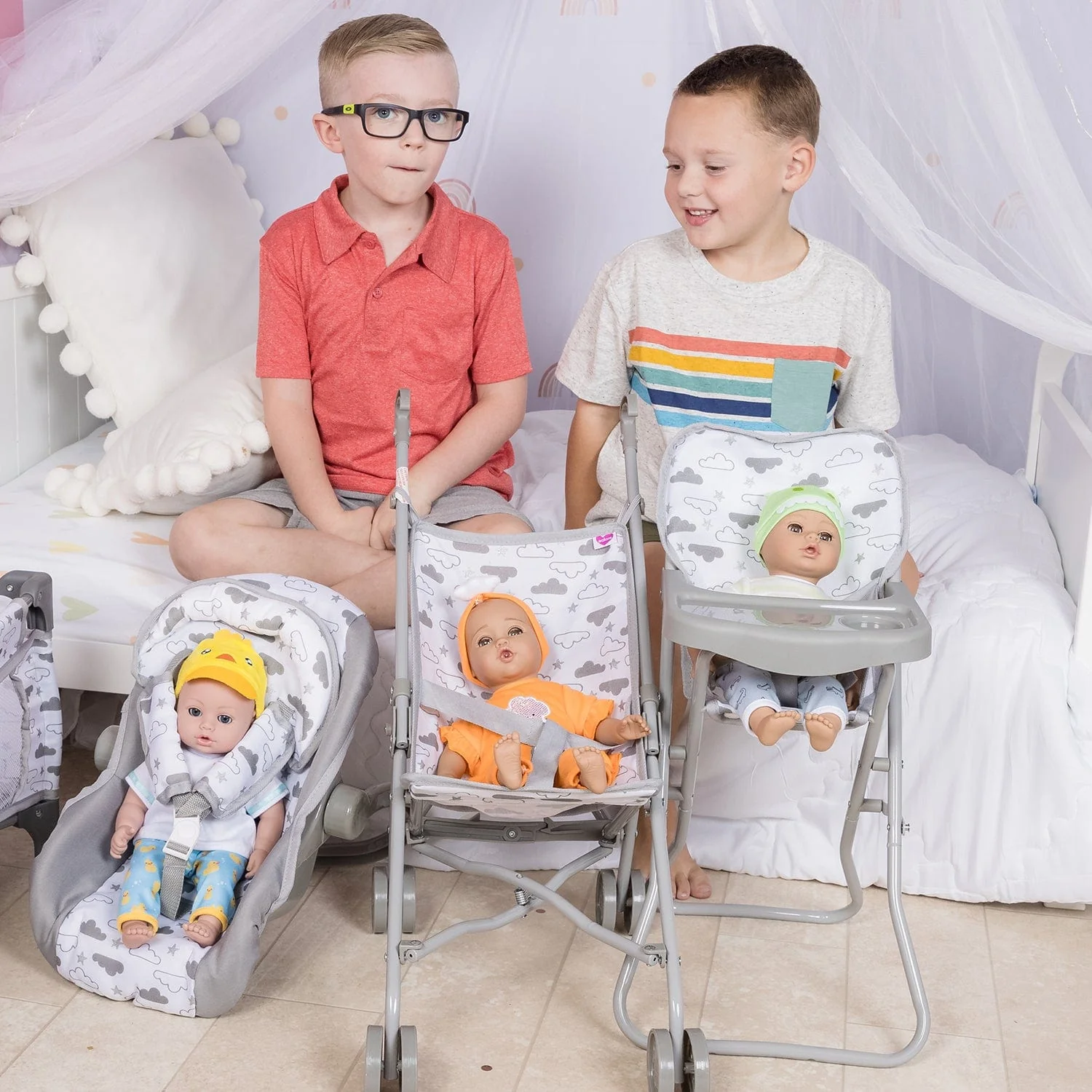 Adora Baby Doll High Chair - Twinkle Stars - Image 5