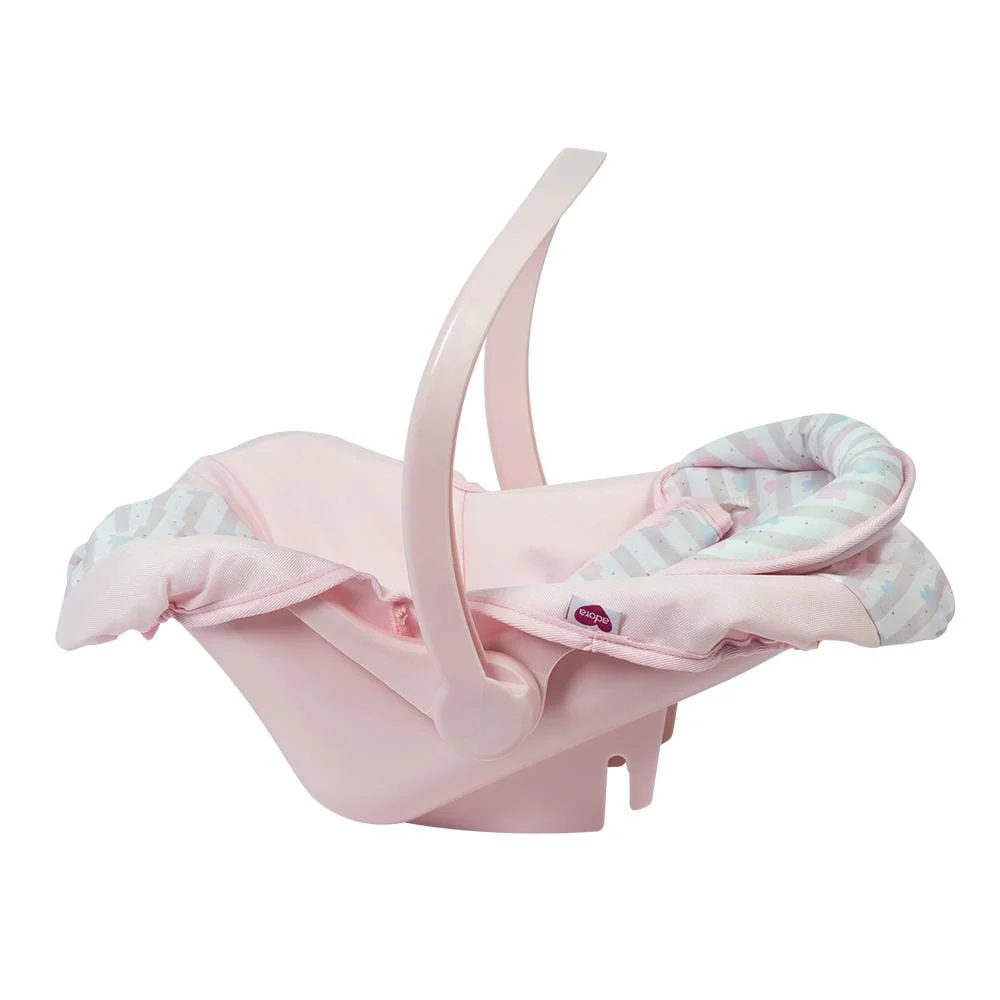Adora Baby Doll Car Seat Carrier - Pastel Pink Hearts - Image 6