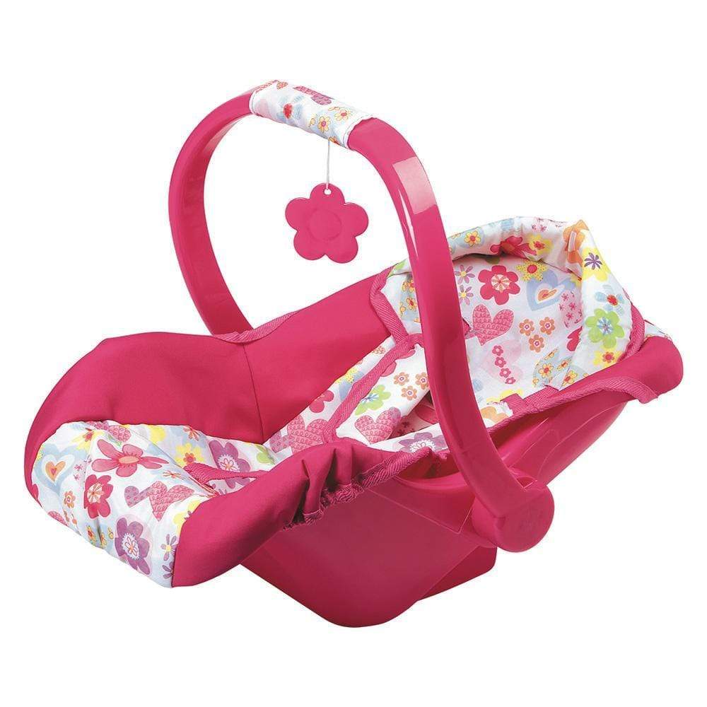 Adora Baby Doll Car Seat - Pink Flower Power - Image 4