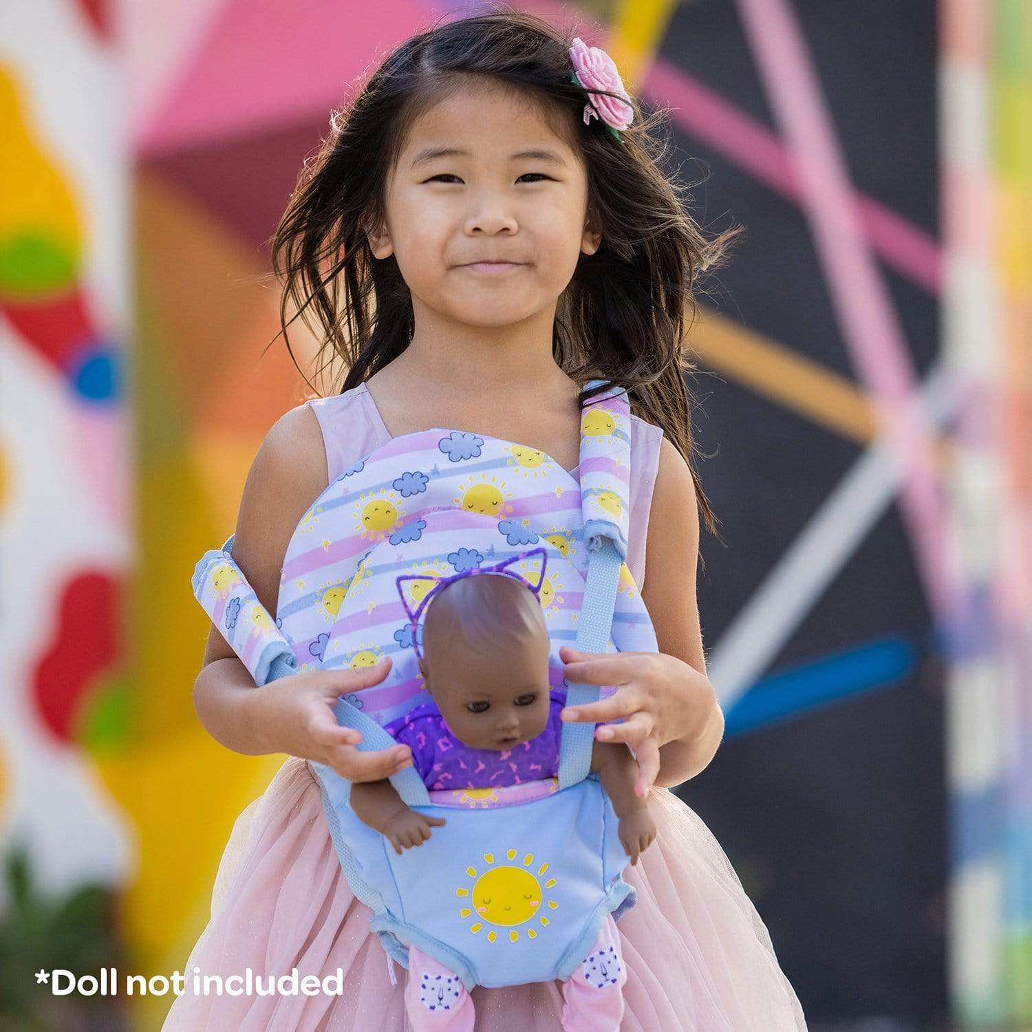 Adora Snuggle Baby Doll Carrier - Color-Changing Sunny Days - Image 5