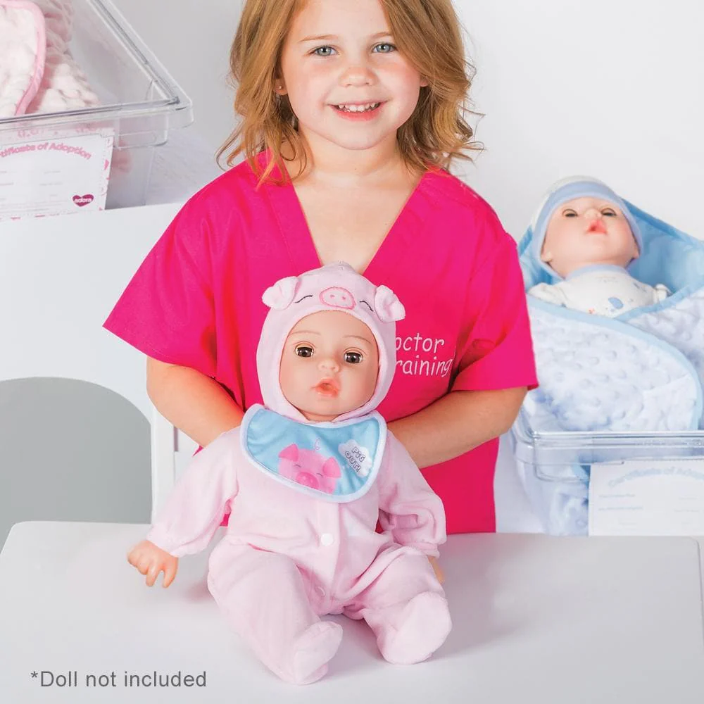 Adora Adoption Fashion. "Pig Out" Baby Doll Clothes Set for 16” Dolls - Image 7