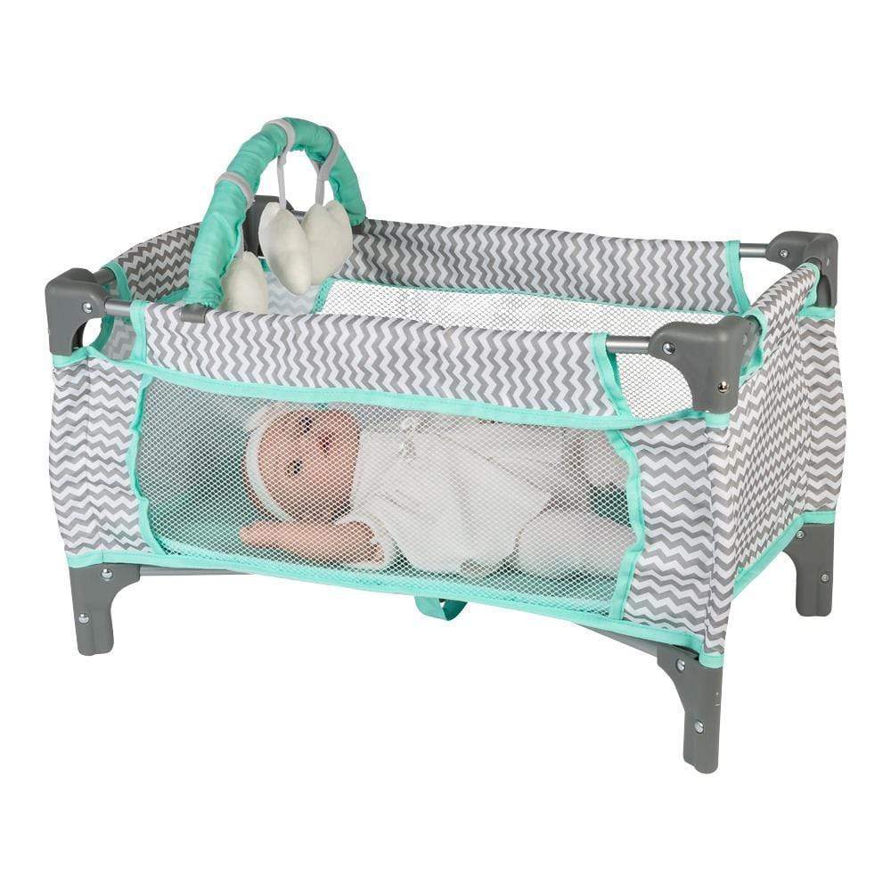 Adora Baby Doll Deluxe Pack-N-Play & Changing Table Set - Zig Zag - Image 7