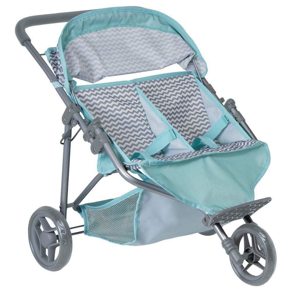Adora Twin Jogger Baby Doll Stroller - Zig Zag - Image 3