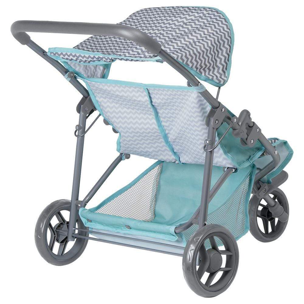 Adora Twin Jogger Baby Doll Stroller - Zig Zag - Image 5