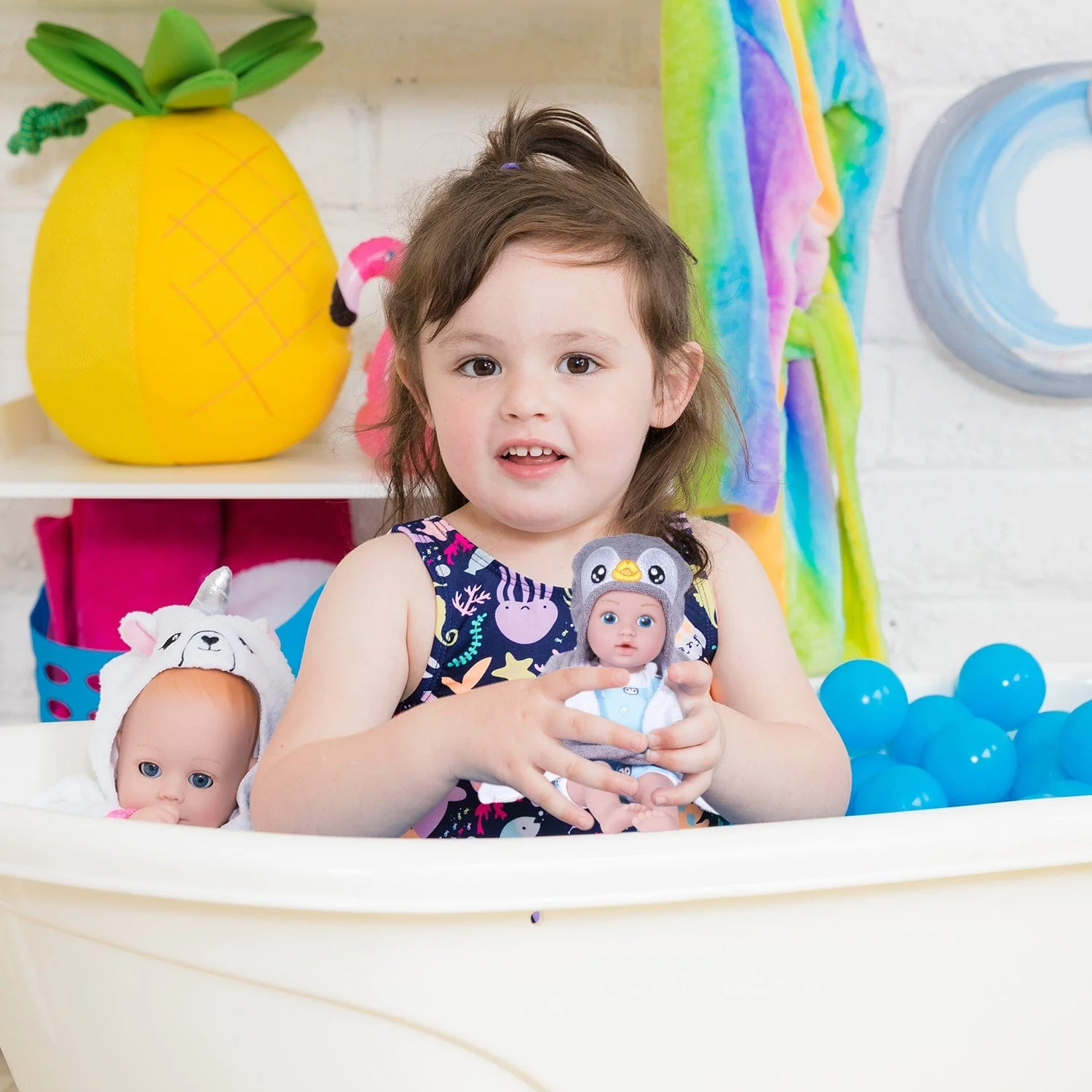 Adora BathTime Tot Baby Doll Penguin Set with Doll Clothes - Image 5