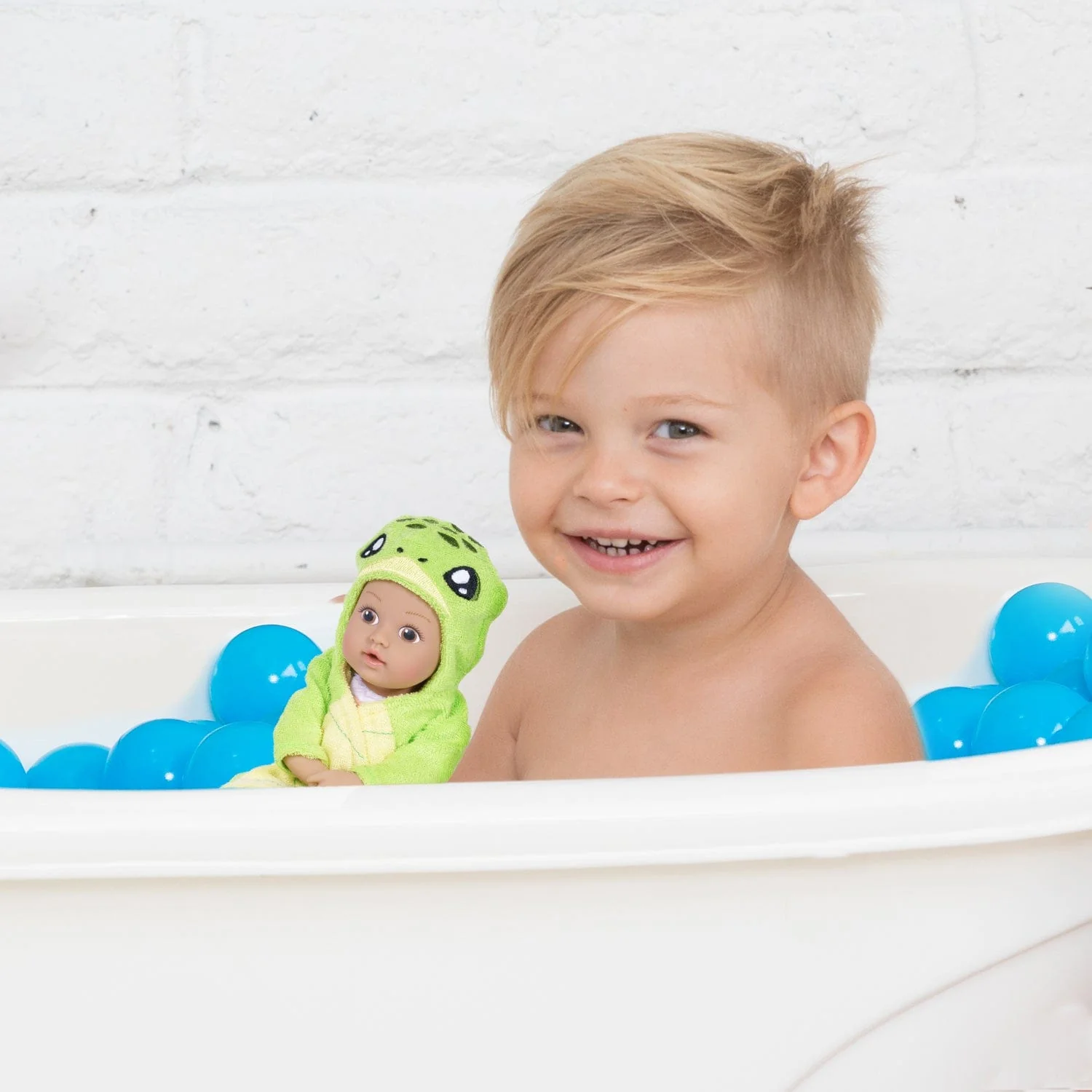 Adora BathTime Tot Baby Doll Sea Turtle Set with Doll Clothes - Image 6