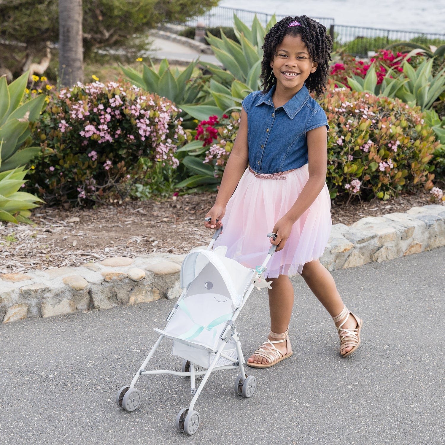 Adora Be Bright Baby Doll Stroller - Shark - Image 3