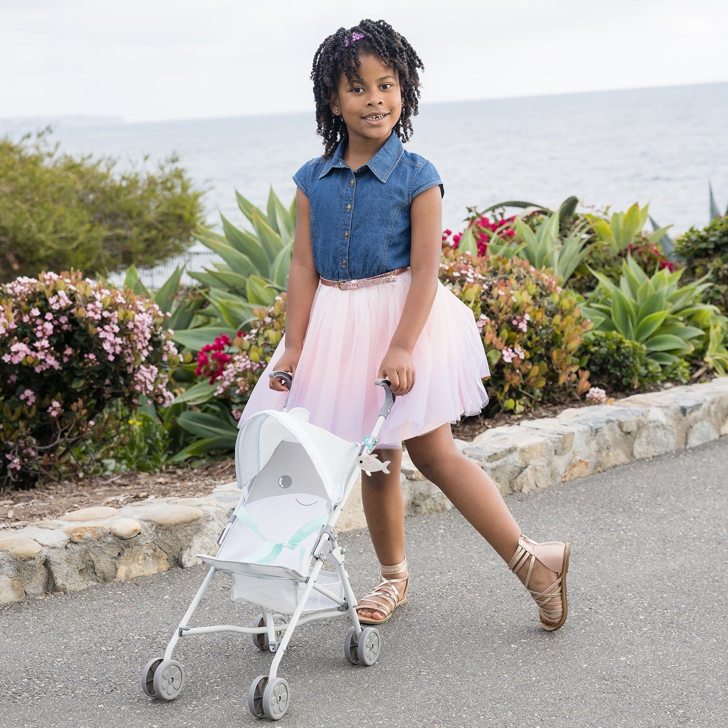 Adora Be Bright Baby Doll Stroller - Shark - Image 5