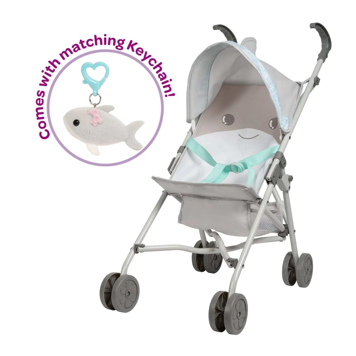 Adora Be Bright Baby Doll Stroller - Shark - Image 6