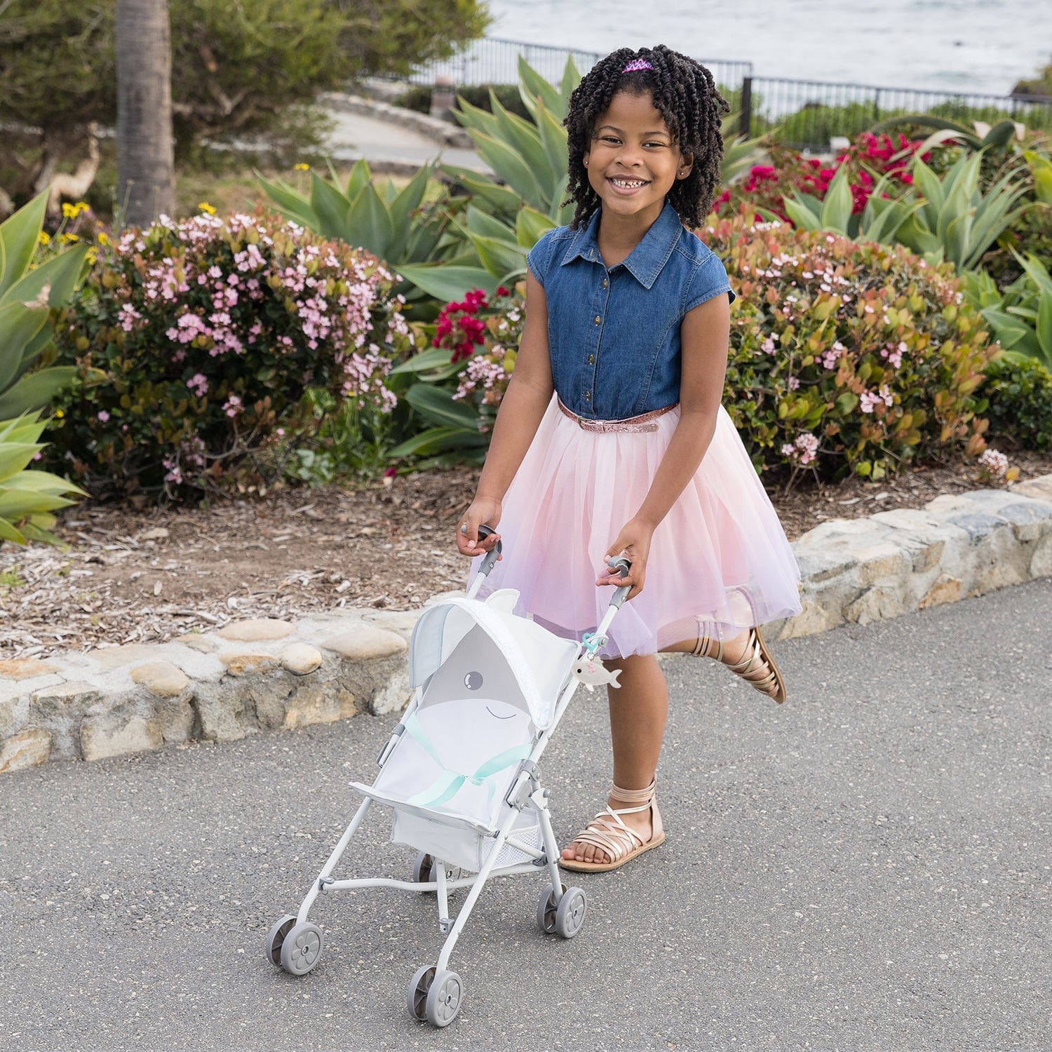 Adora Be Bright Baby Doll Stroller - Shark - Image 7