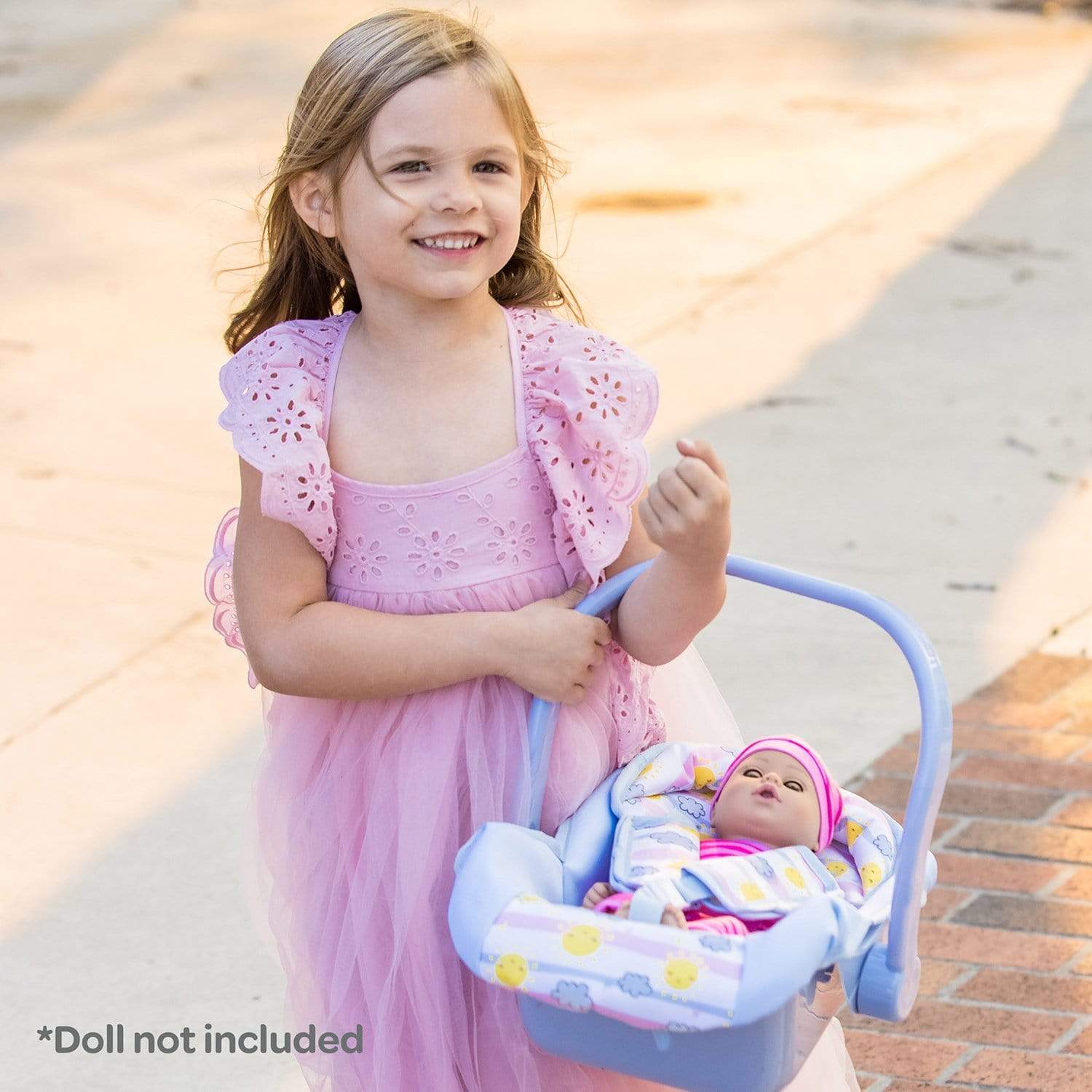 Adora Baby Doll Car Seat Carrier - Color-Changing Sunny Days - Image 7