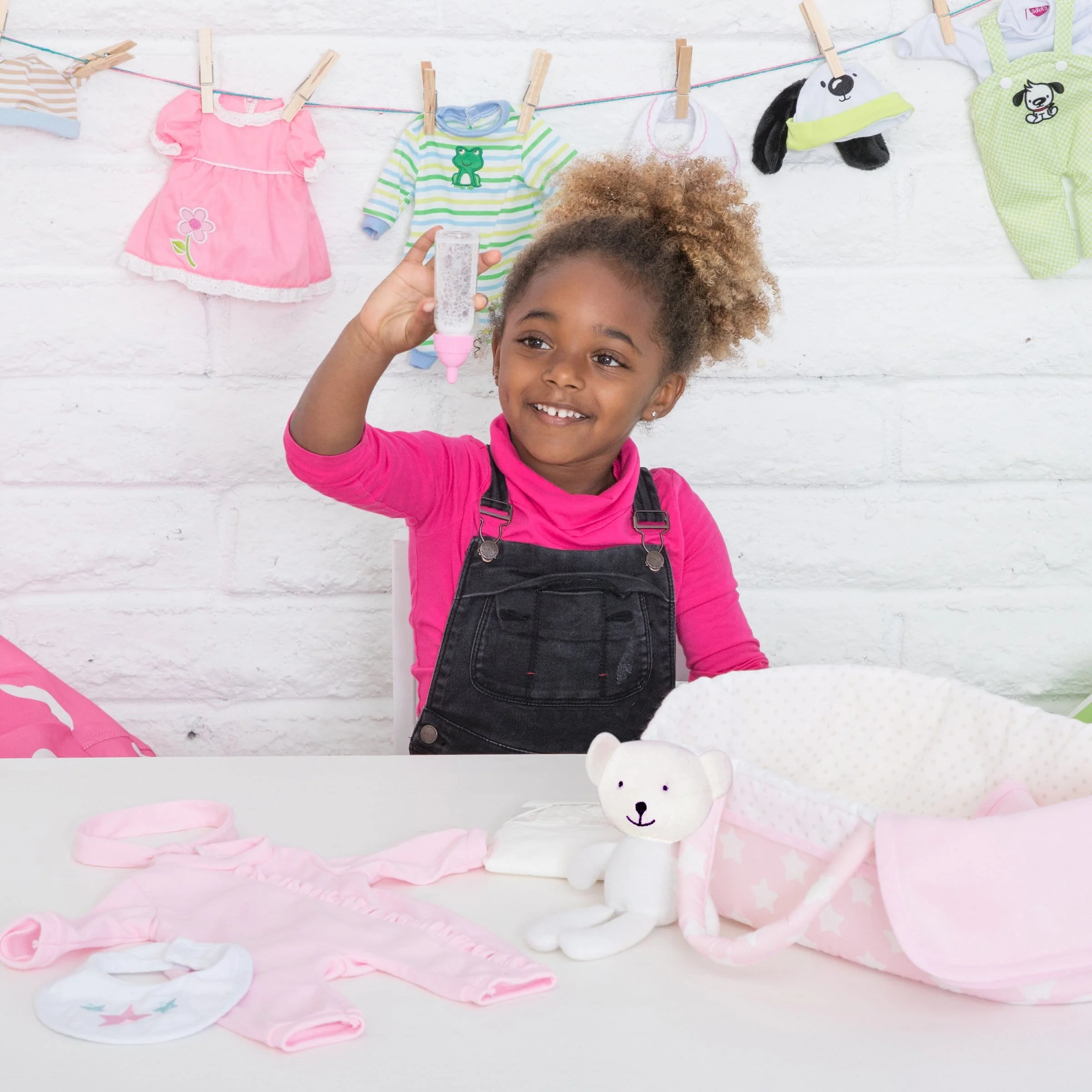Adora Adoption Baby Doll Accessories & Bear Toy Set - It's a Girl! - Image 5