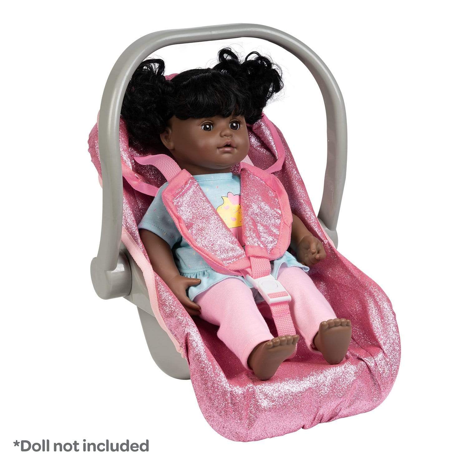 Adora Baby Doll Car Seat Carrier - Pink Glam Glitter - Image 6