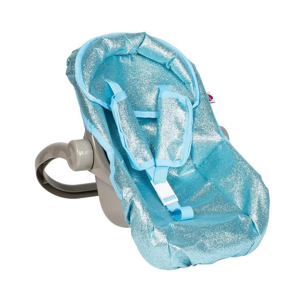 Adora Baby Doll Car Seat Carrier - Blue Glitter - Image 3