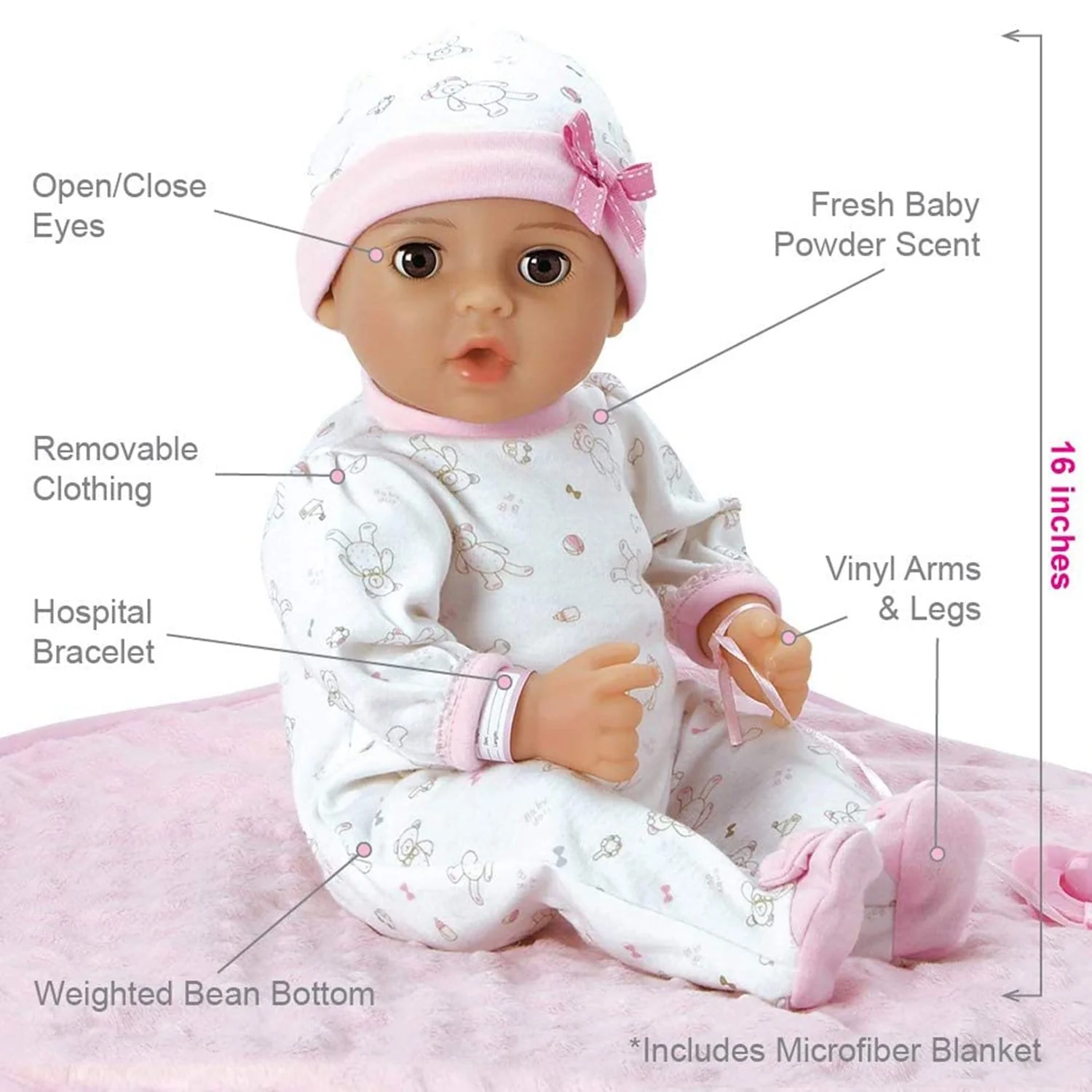 Adora Adoption Baby Cherish Doll Bundle - Image 4