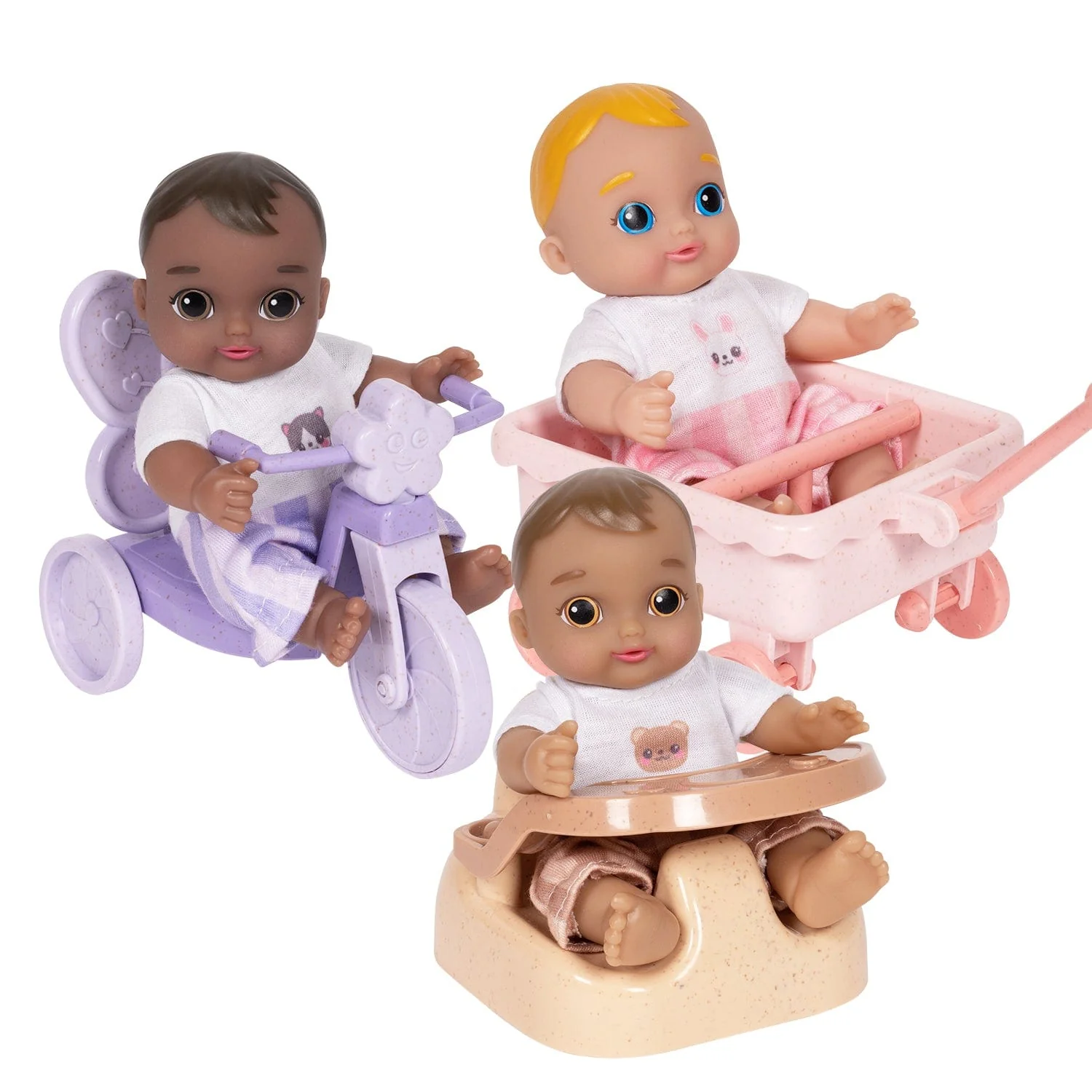 Adora Eco-Friends Mini Baby Doll 10-Piece Set, Clothes, & Accessories Set - Image 3