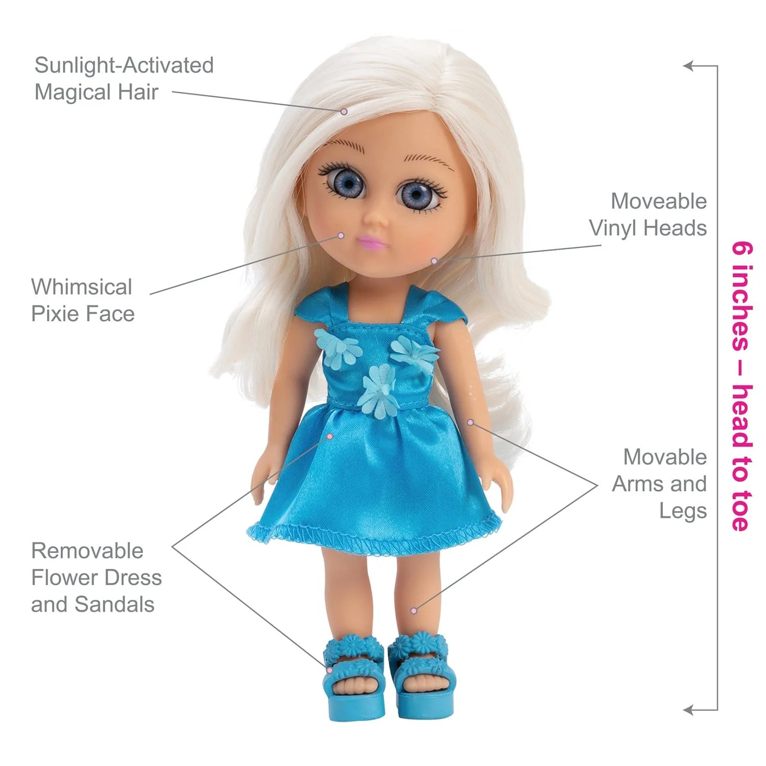 Adora Fairy Garden Friends Doll Set - Bluebell - Image 4