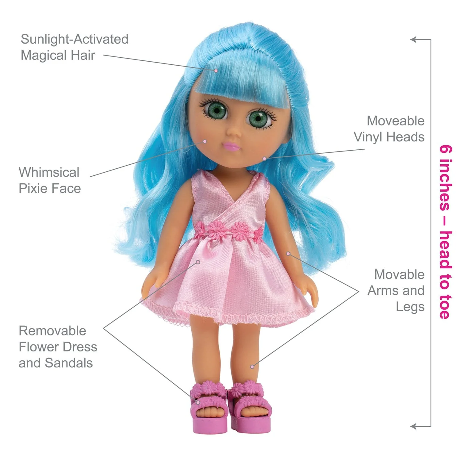 Adora Fairy Garden Friends Doll Set - Rose - Image 4