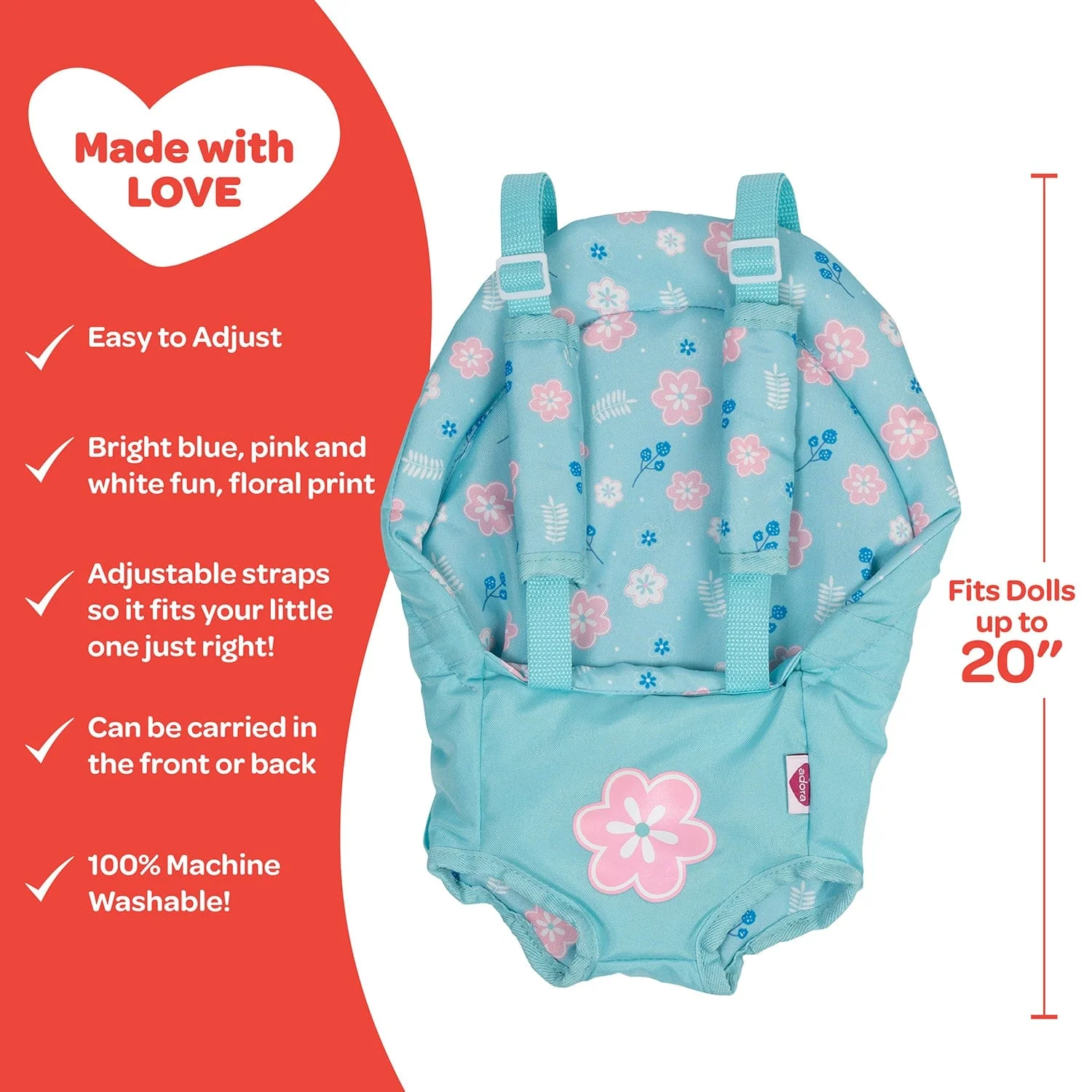 Adora Flower Power Baby Doll Carrier - Image 4