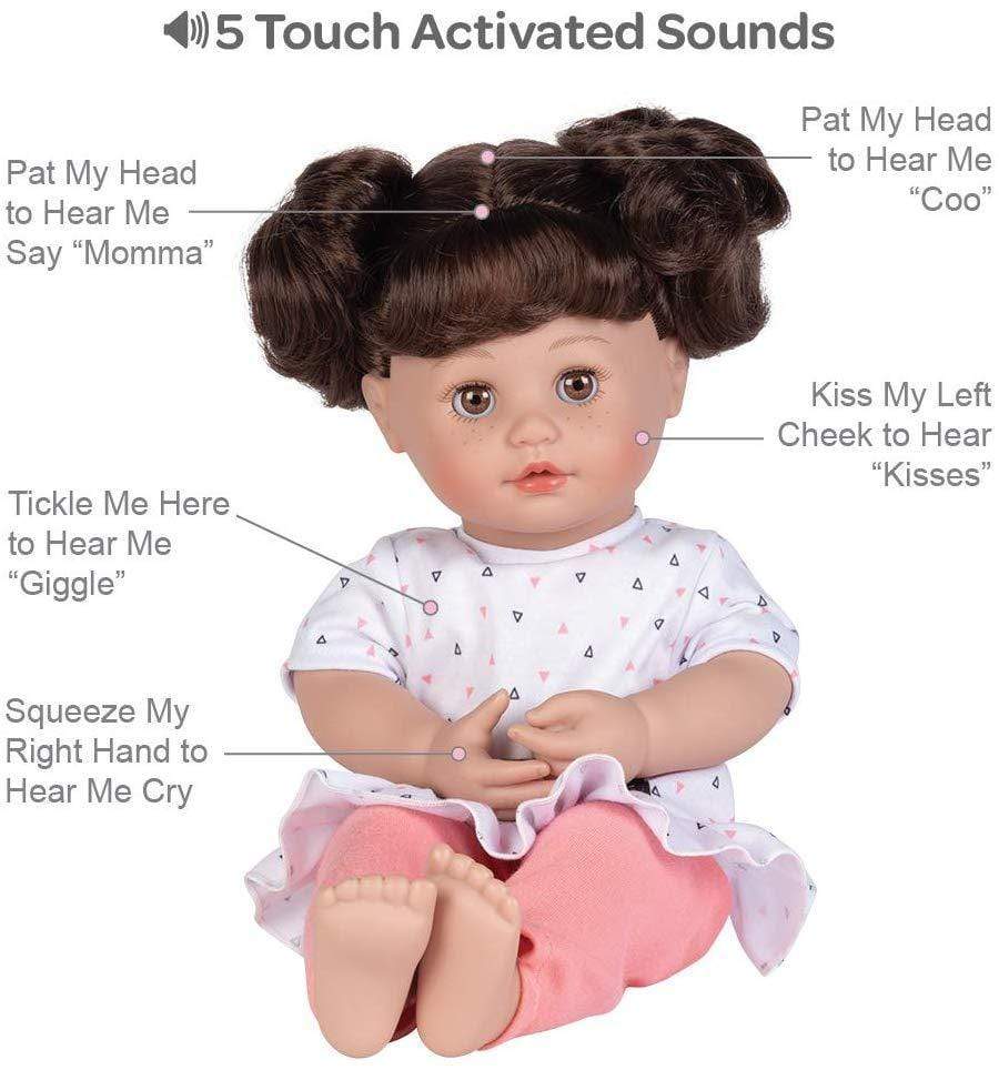 Adora Cuddle & Coo Interactive Talking Doll Coo Kitty Kisses 3-Piece Set - Image 7