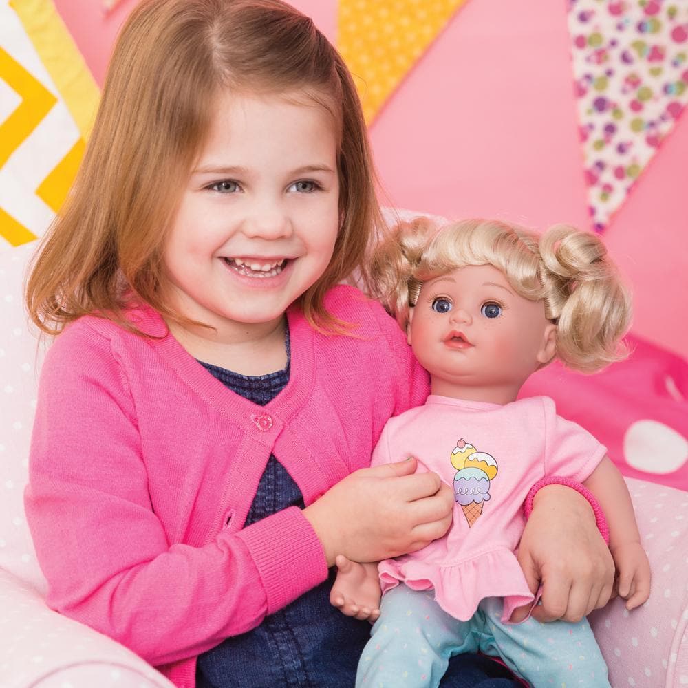 Adora Cuddle & Coo Interactive Talking Doll Baby Sweet Dreams 3-Piece Set - Image 6