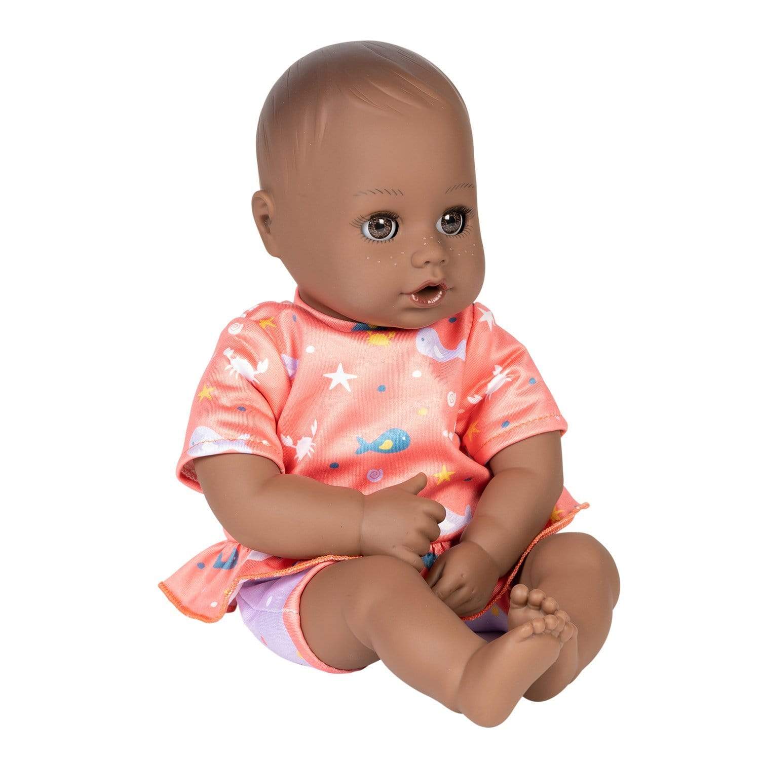 Adora Beach Baby African American Doll with Sun-Activated Freckles, Clothes & Accessories Set - Baby Piper - Image 10