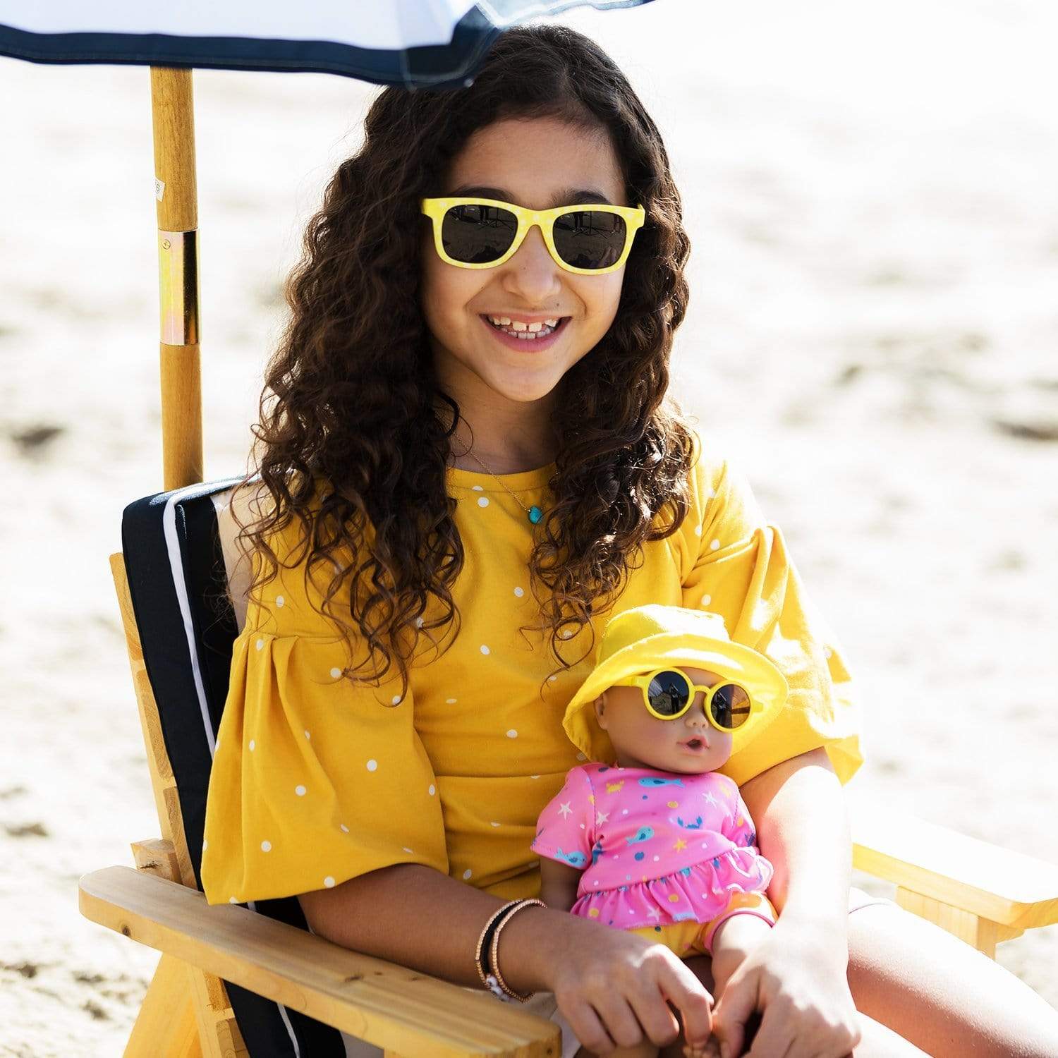 Adora Beach Baby Doll with Sun-Activated Freckles, Clothes & Accessories Set - Baby Rose - Image 5
