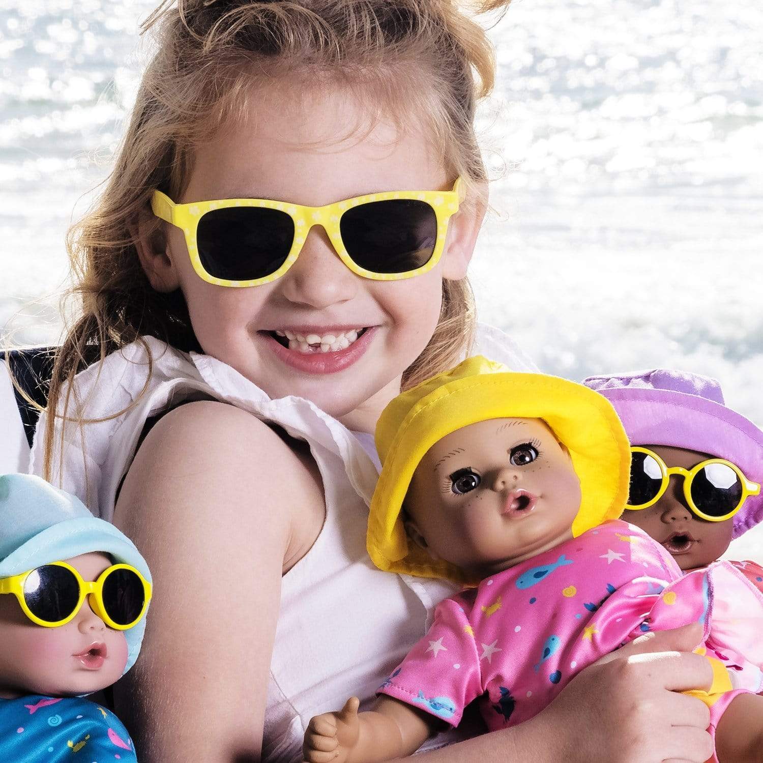 Adora Beach Baby Doll with Sun-Activated Freckles, Clothes & Accessories Set - Baby Rose - Image 7