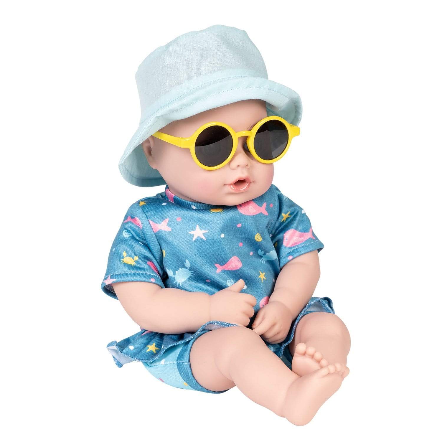 Adora Beach Baby Doll with Sun-Activated Freckles, Clothes & Accessories Set - Baby Sunny - Image 6