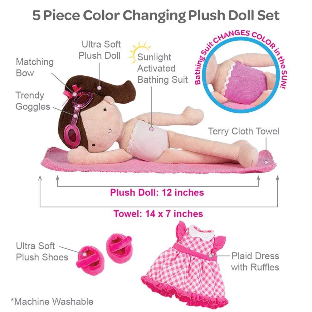 Adora Sunshine Friends Color-Changing Plush Doll & Doll Clothes Set - Rae - Image 4