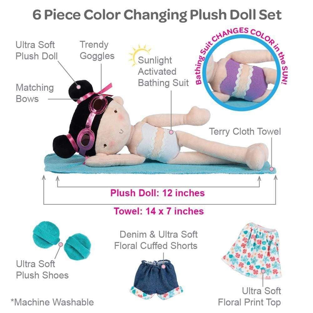 Adora Sunshine Friends Color-Changing Plush Doll & Doll Clothes Set - Violet - Image 4