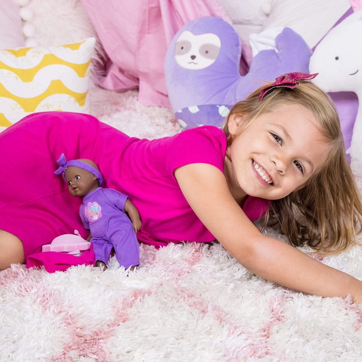 Adora Be Bright African American Baby Doll Set - Tots & Friends Baby Lion - Image 7