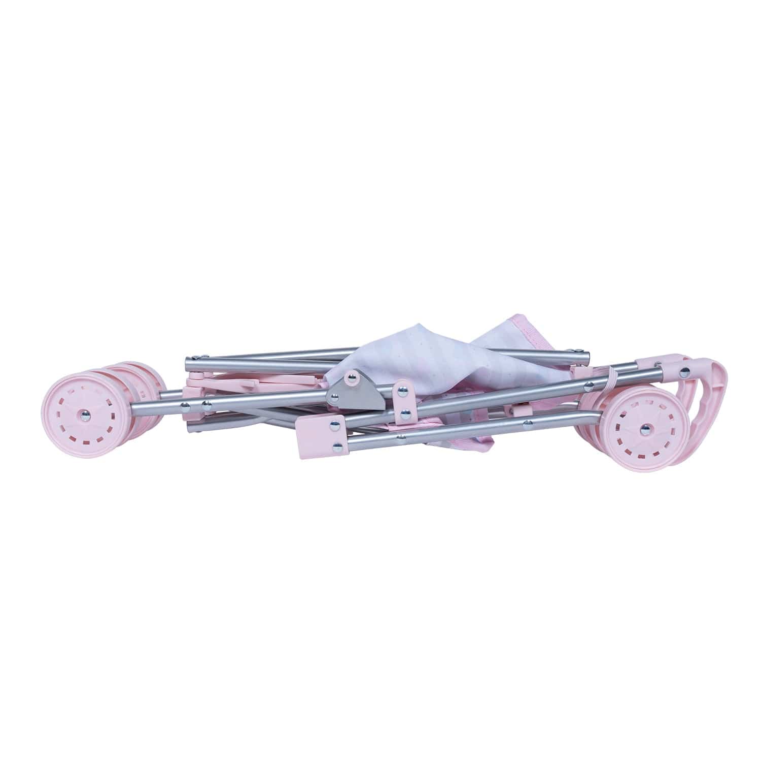 Mini Umbrella Baby Doll Stroller - Classic Pastel Pink - Image 10
