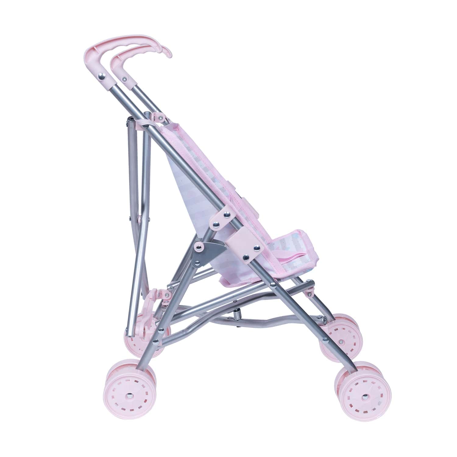 Mini Umbrella Baby Doll Stroller - Classic Pastel Pink - Image 3