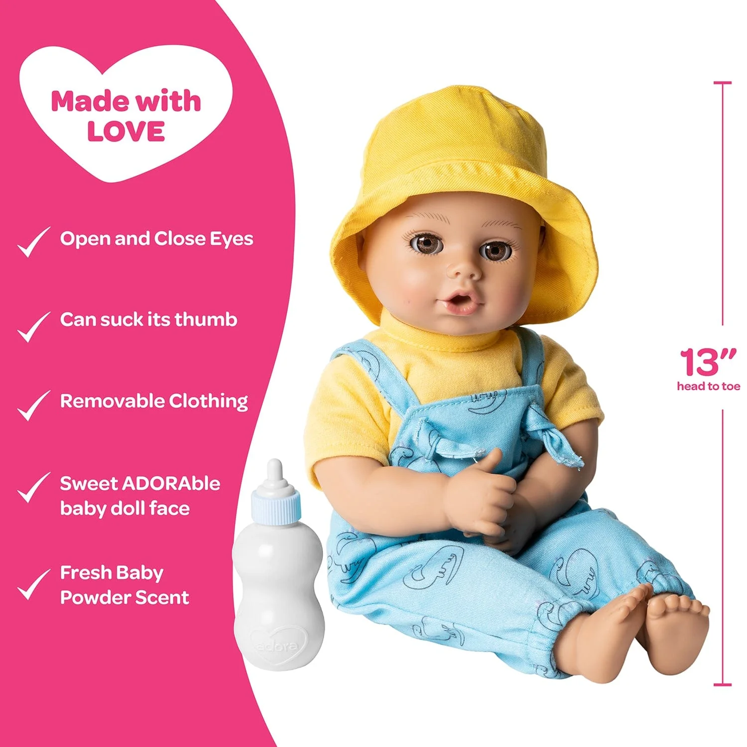 Adora PlayTime Dino Boy Baby Doll, Doll Clothes & Accessories Set - Image 4