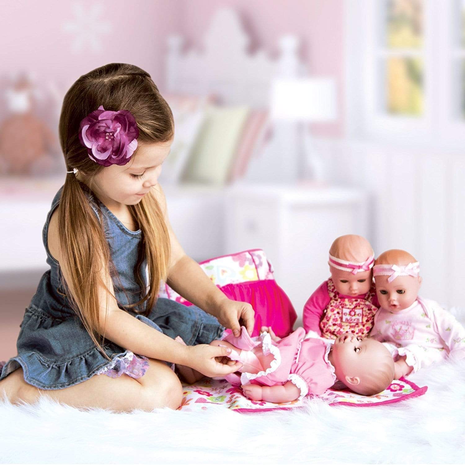 Adora PlayTime Baby Flower Baby Doll, Doll Clothes & Accessories Set - Image 7