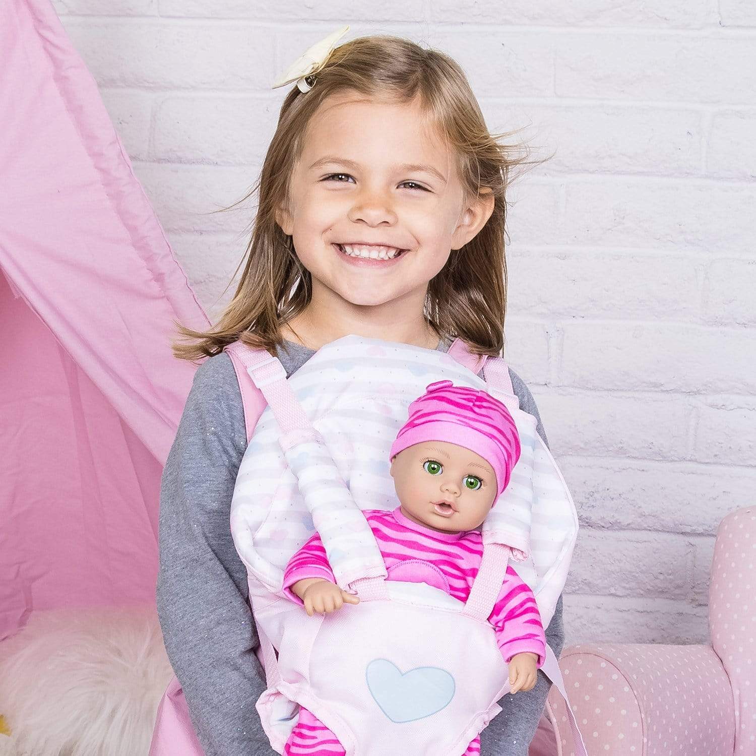 Adora PlayTime Tiger Bright Baby Doll, Doll Clothes & Accessories Set - Image 2
