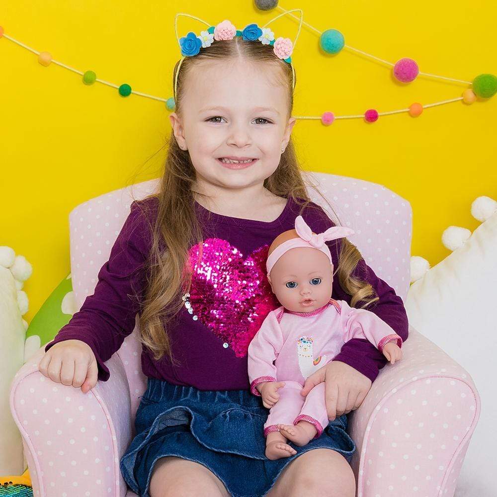 Adora PlayTime Llama Pajamas Baby Doll, Doll Clothes & Accessories Set - Image 5