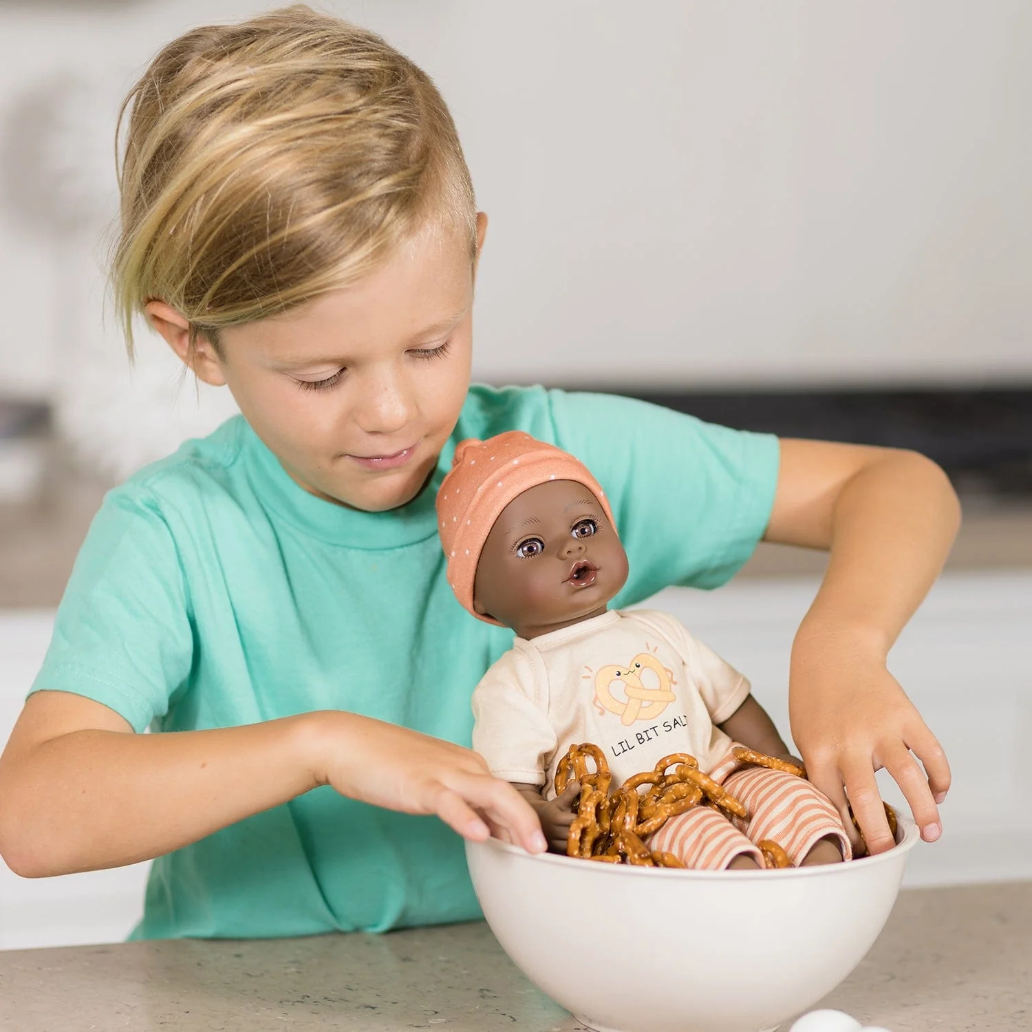 Adora PlayTime Baby Doll - Sweet Pretzel, Doll Clothes & Accessories Set - Image 5
