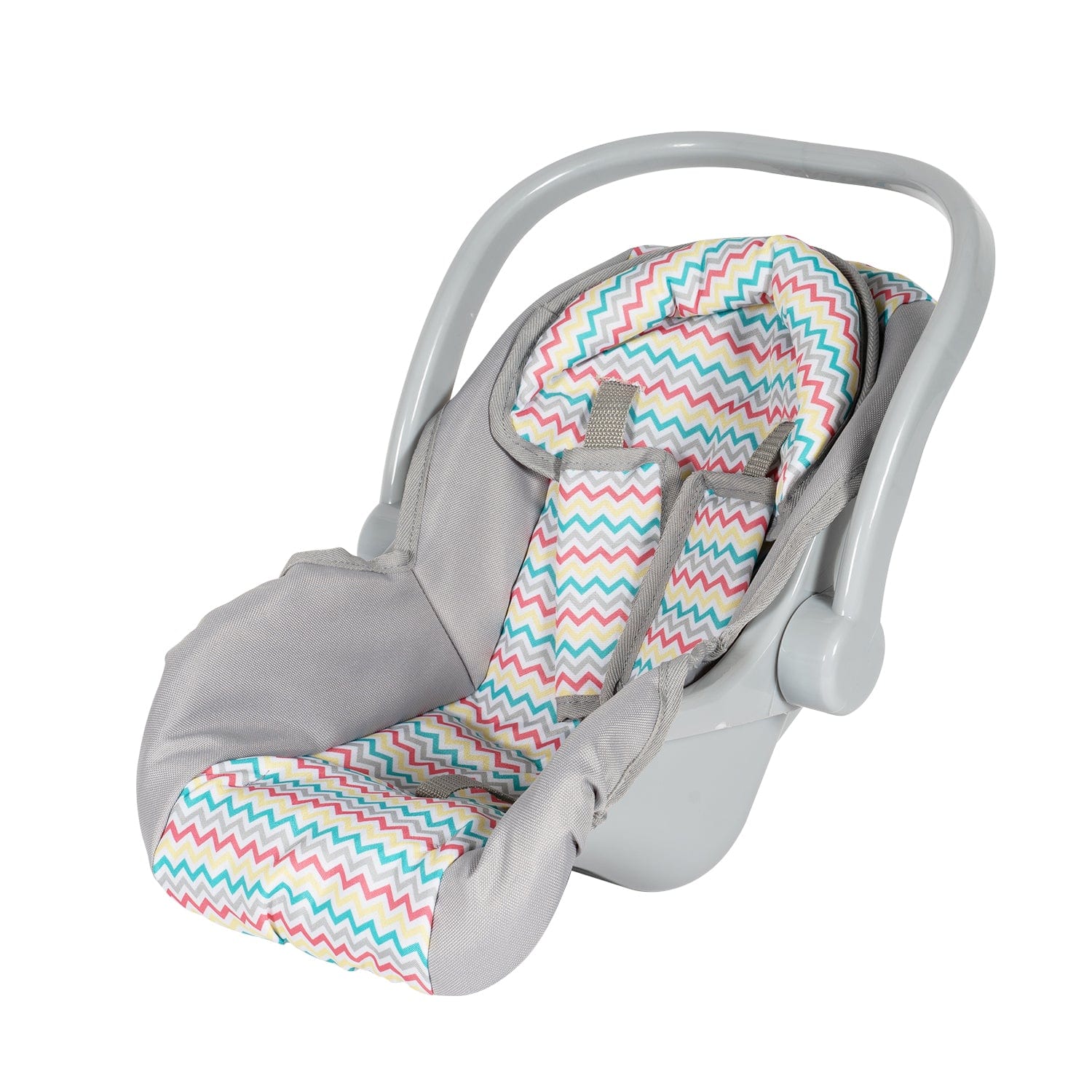 Adora Baby Doll Car Seat Carrier - Rainbow Zig Zag - Image 9