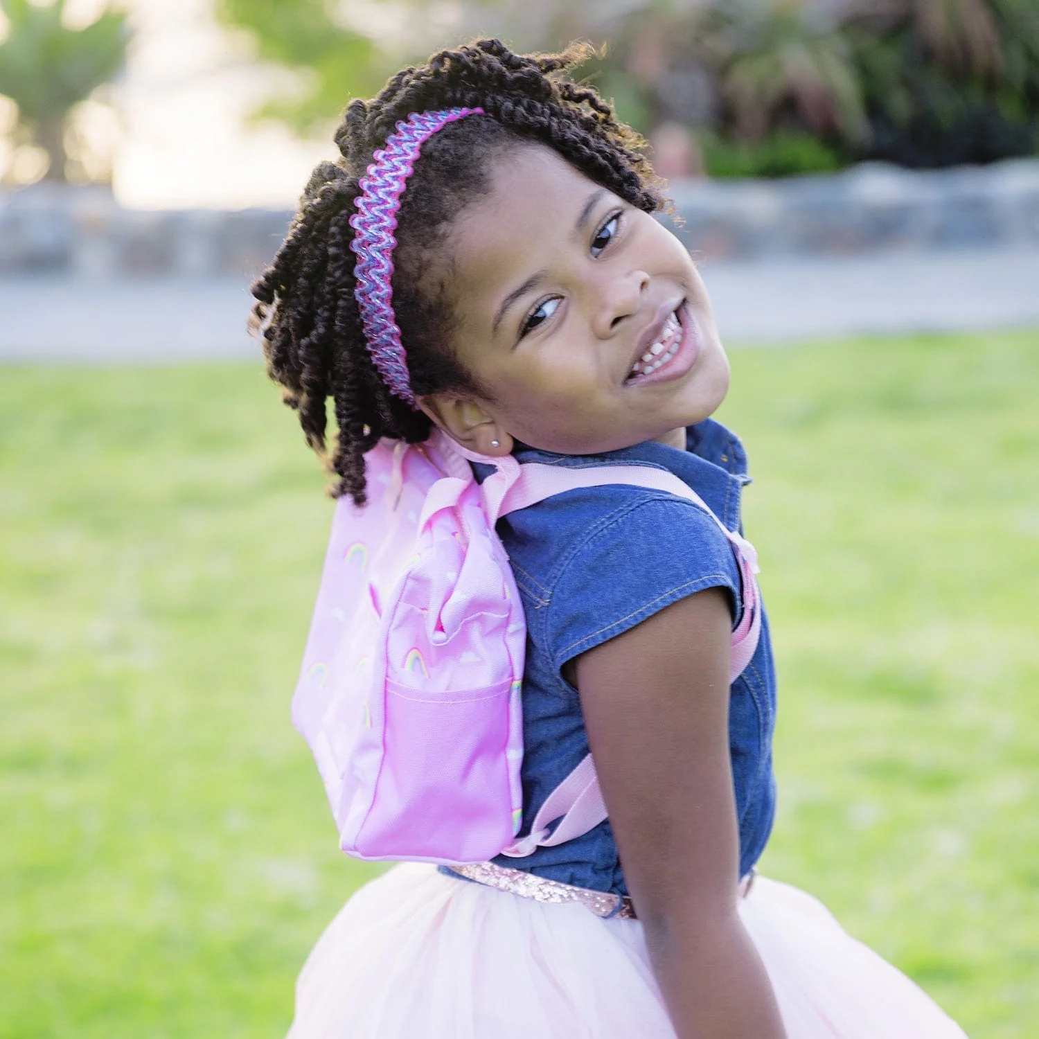 Adora Baby Doll Diaper Bag Backpack & Doll Accessories Set - Rainbow Rose - Image 3