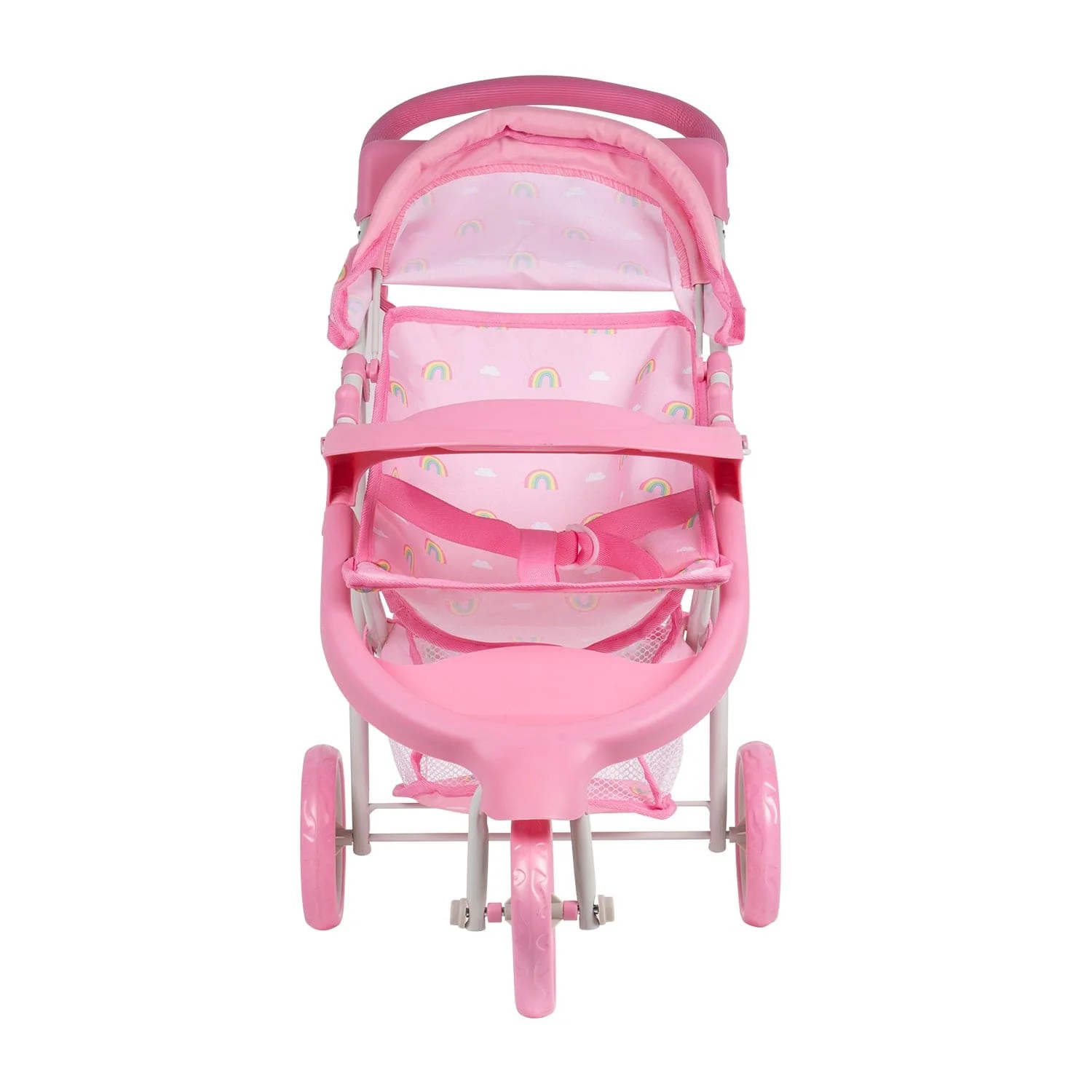Adora Snack N Go Baby Doll Stroller with Shade – Rainbow Rose - Image 6