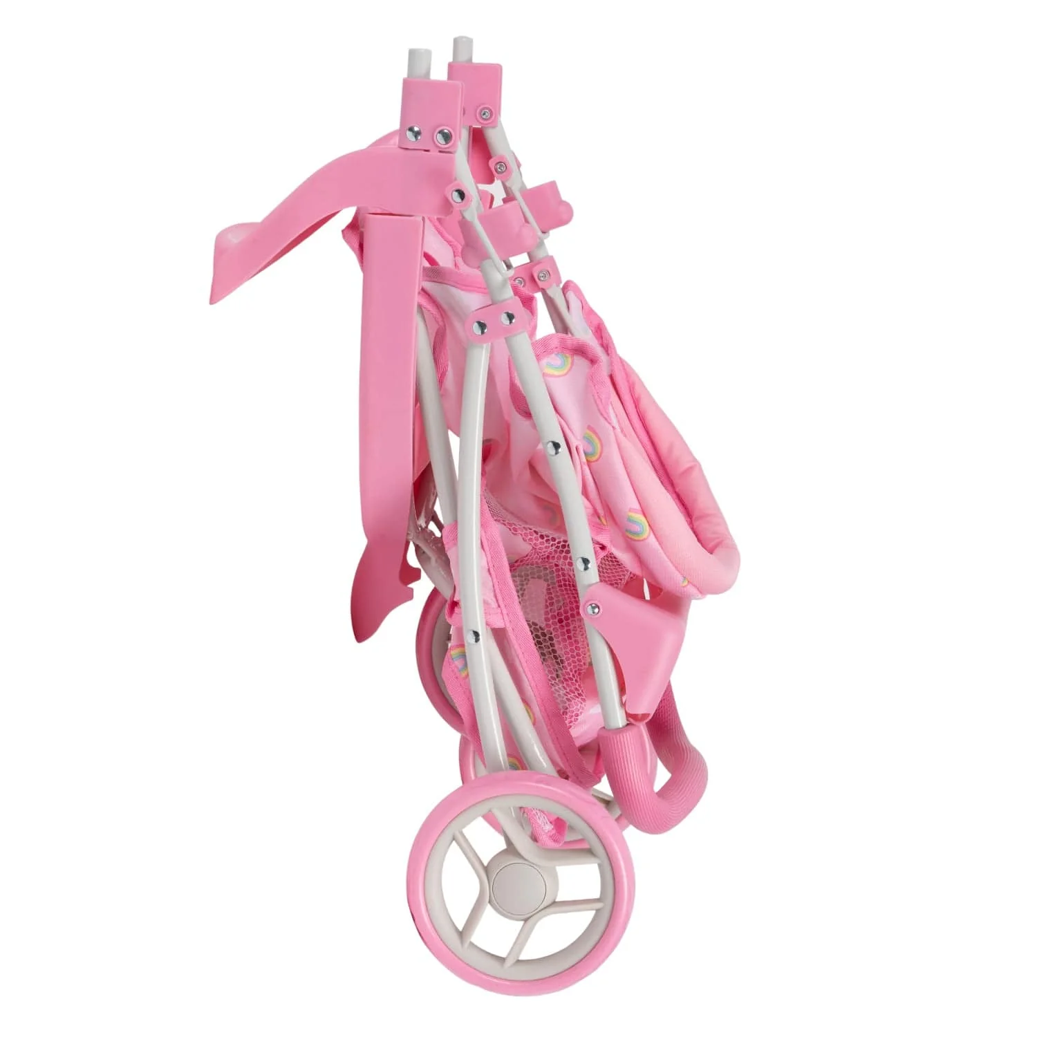 Adora Snack N Go Baby Doll Stroller with Shade – Rainbow Rose - Image 8