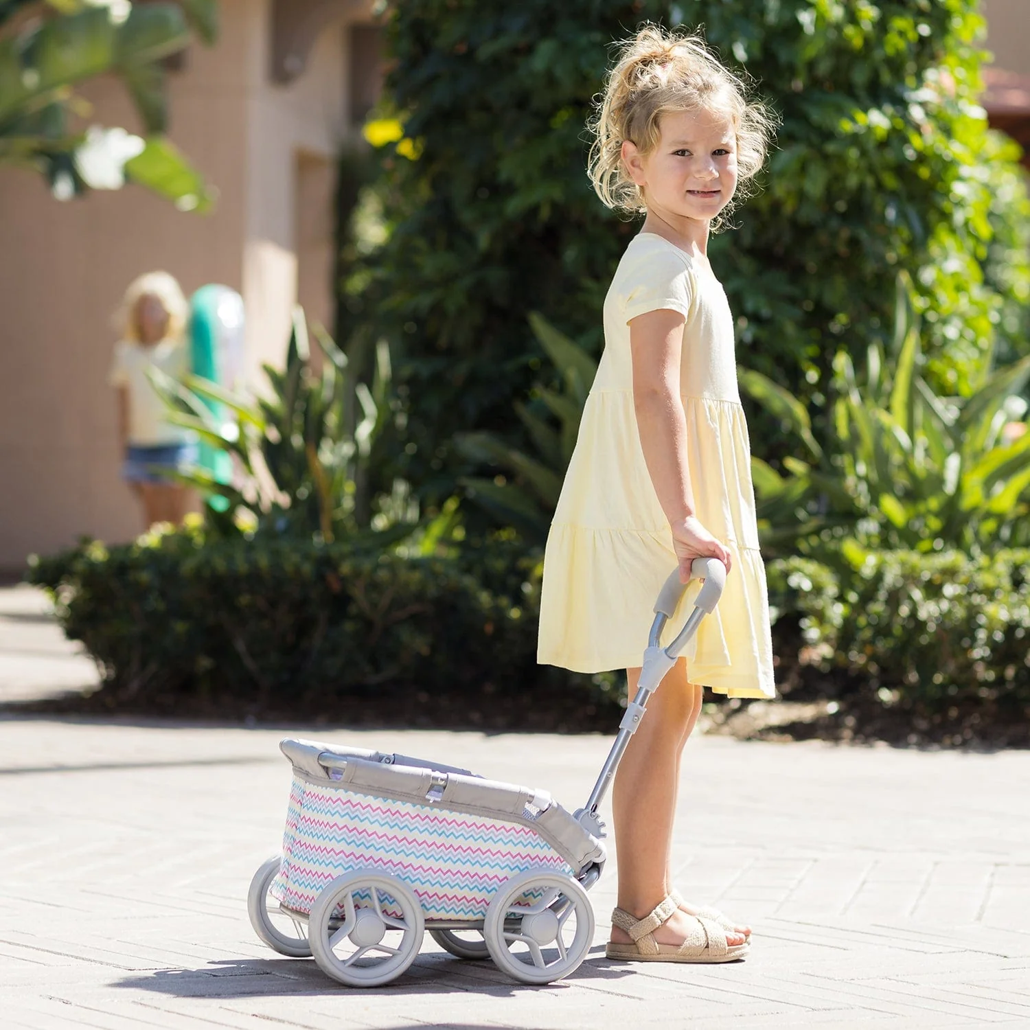 Adora Baby Doll Wagon - Rainbow Zig Zag - Image 3