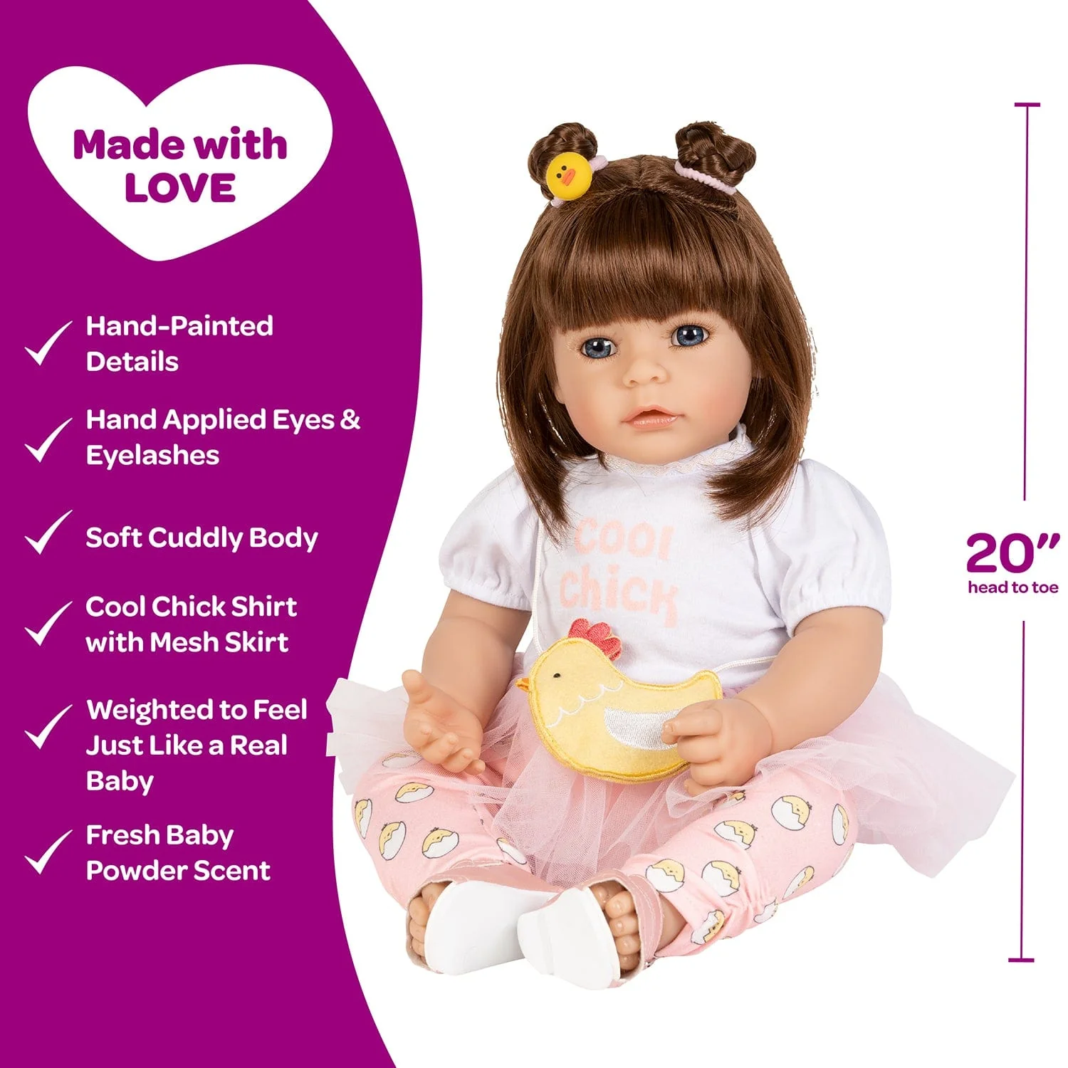 Adora Toddlertime Spring Chick Baby Doll, Doll Clothes & Accessories Set - Image 4