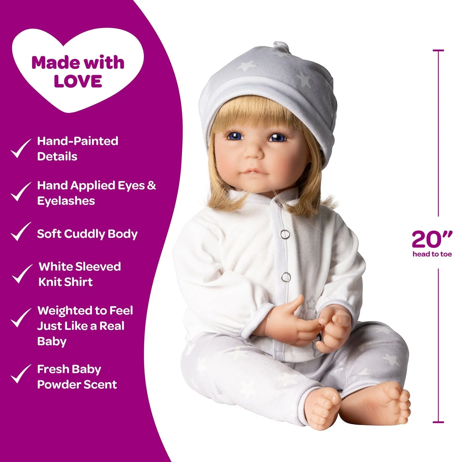 Adora Toddlertime Doll Little Lamb - Image 4